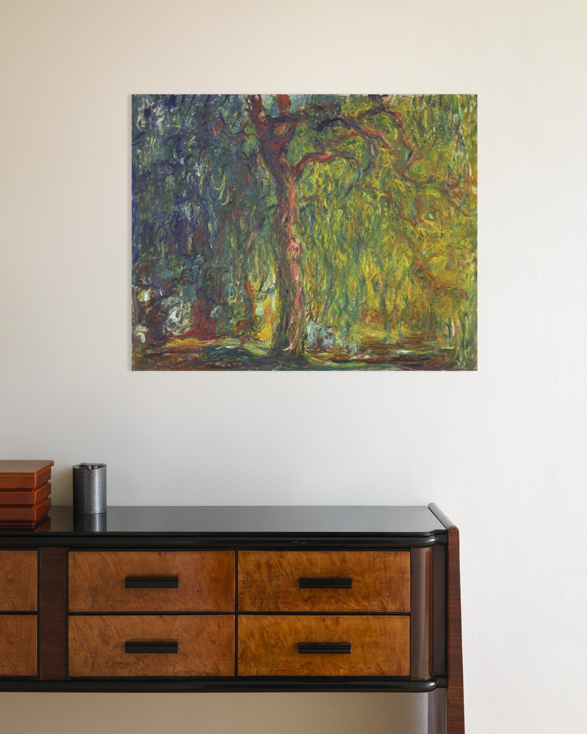 Plakat Grædepil (1918–1919) af Claude Monet