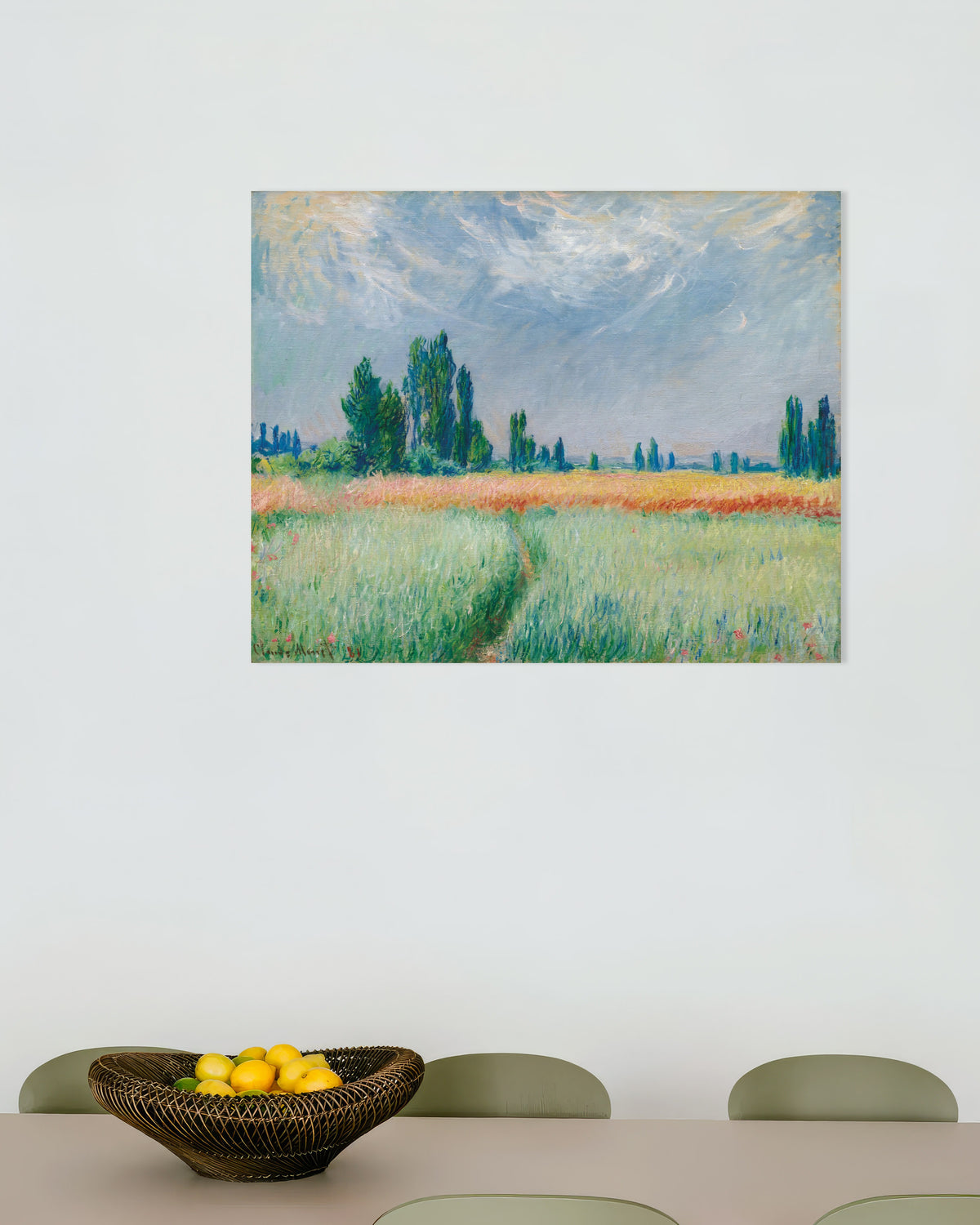 Plakat Hvedemark (1881) af Claude Monet