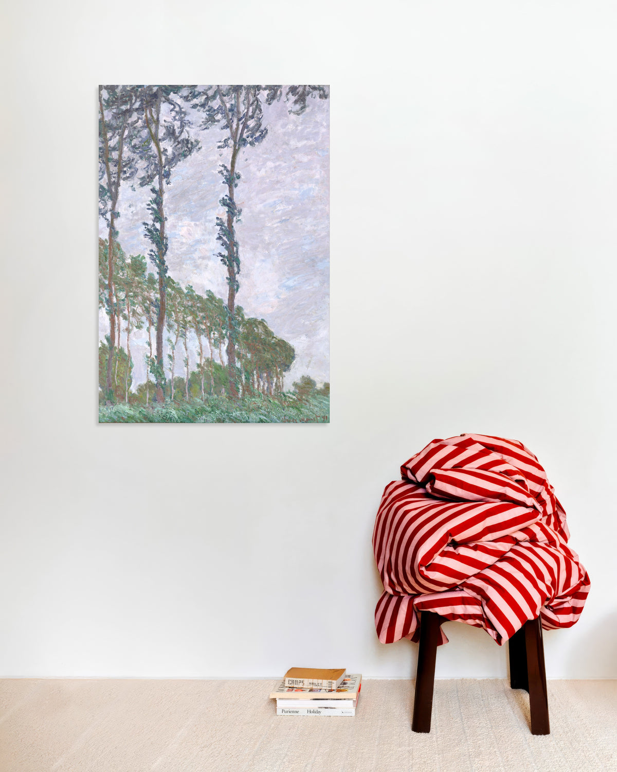 Plakat Popler, vindeffekt (1891) af Claude Monet