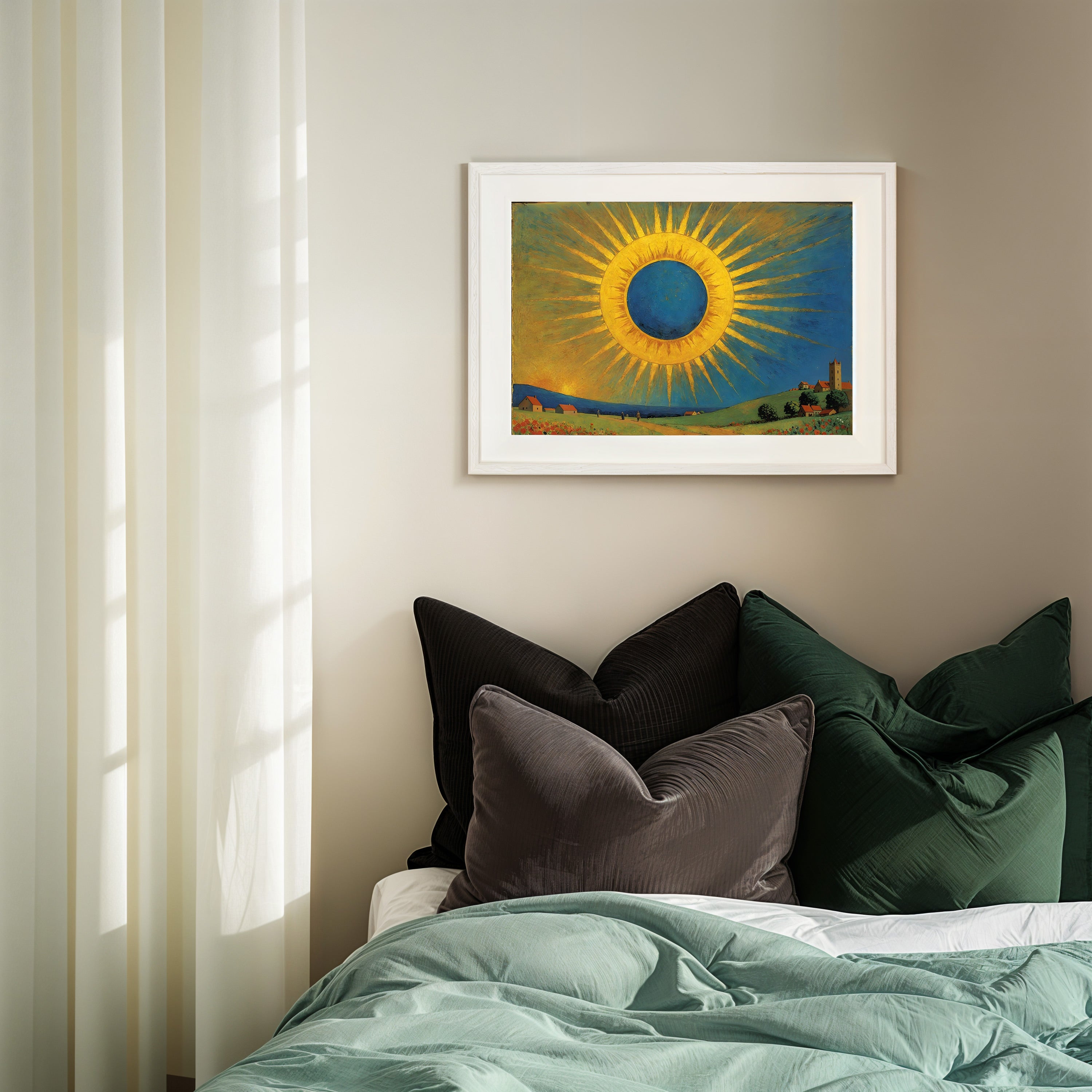 Den Store Sol, Maleri - Kunsttryk