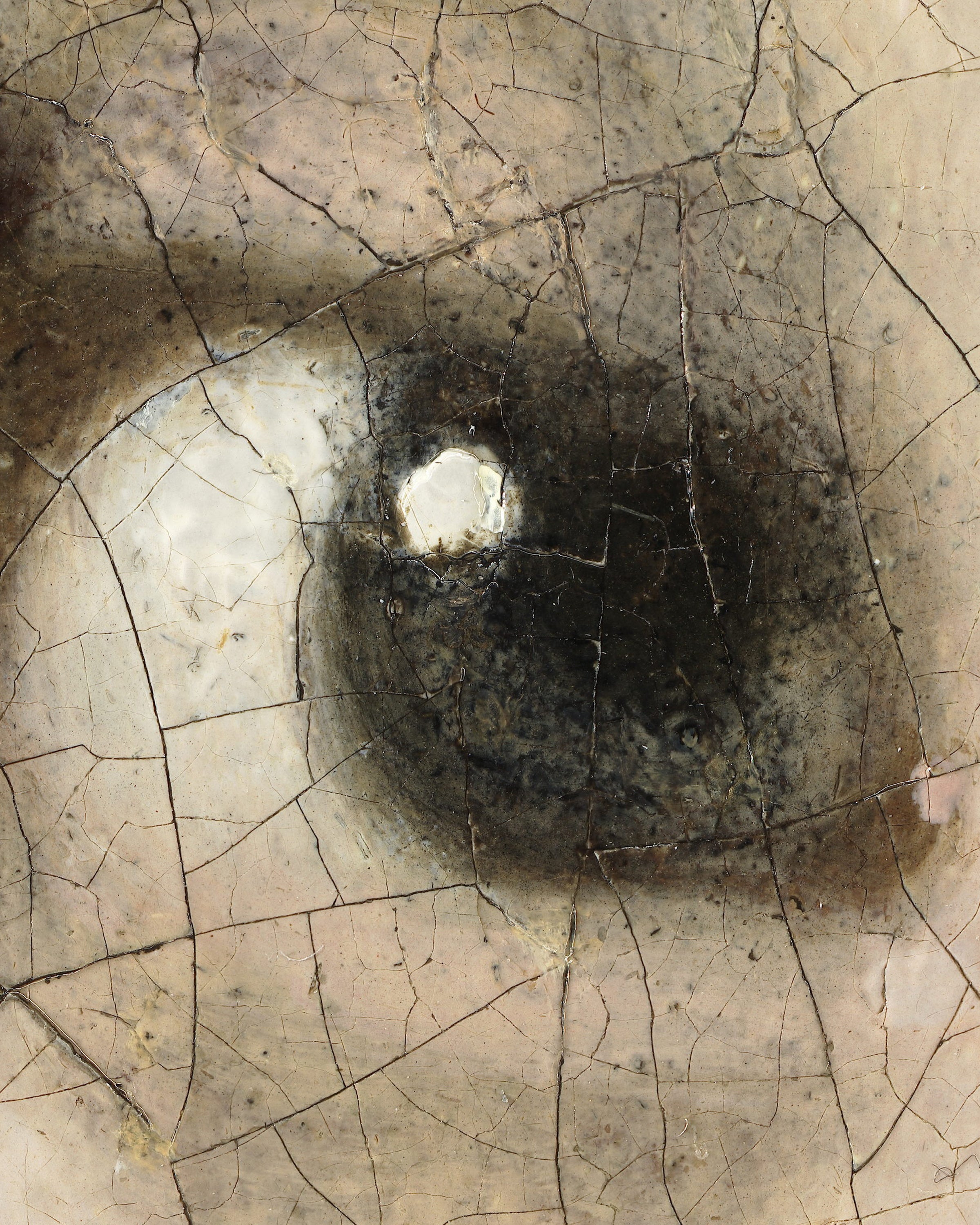 Irisen - Detalje fra Vermeers Pigen med perleørering - Plakat