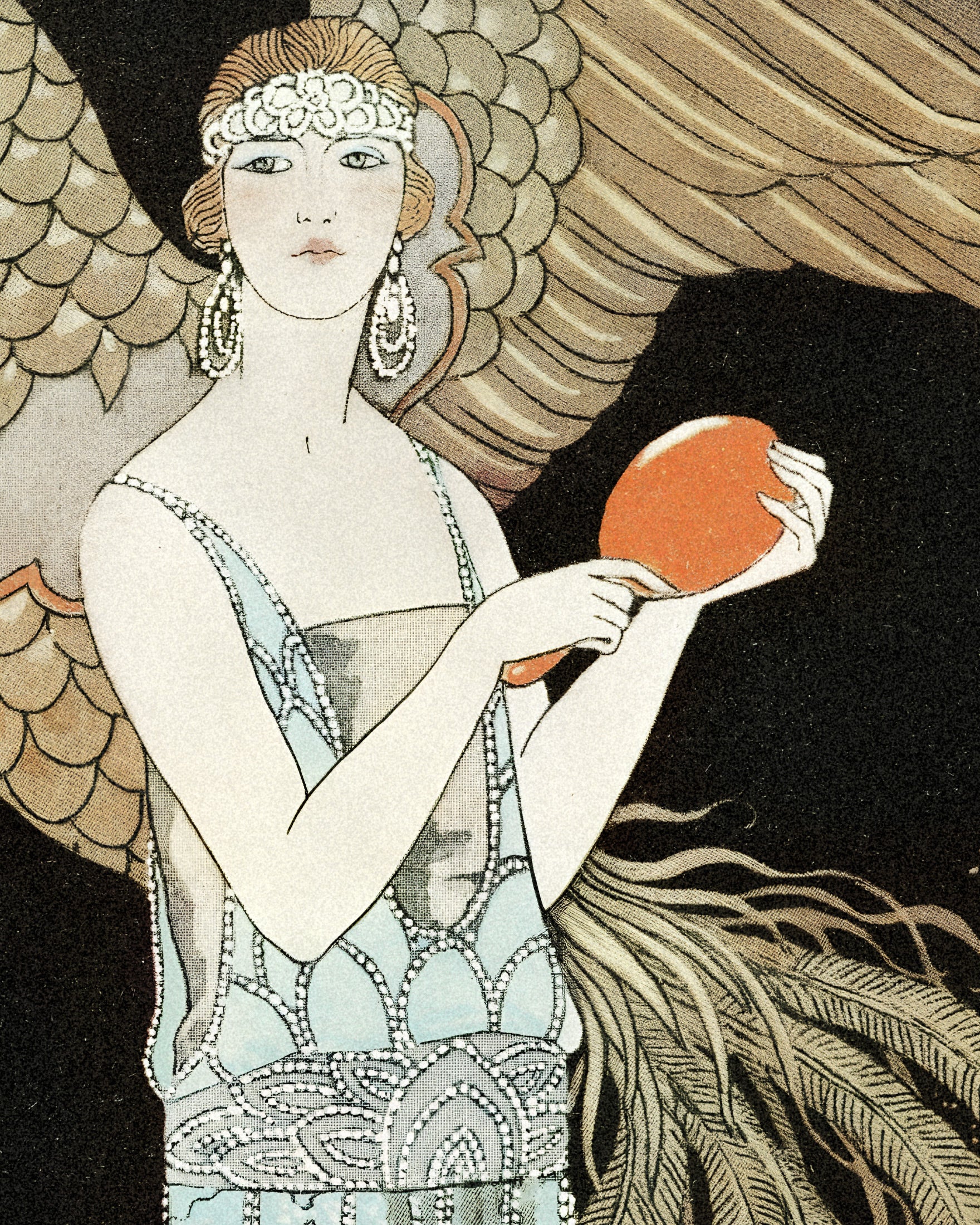 "Sortilèges" af Georges Barbier (1922) - Art Deco plakat