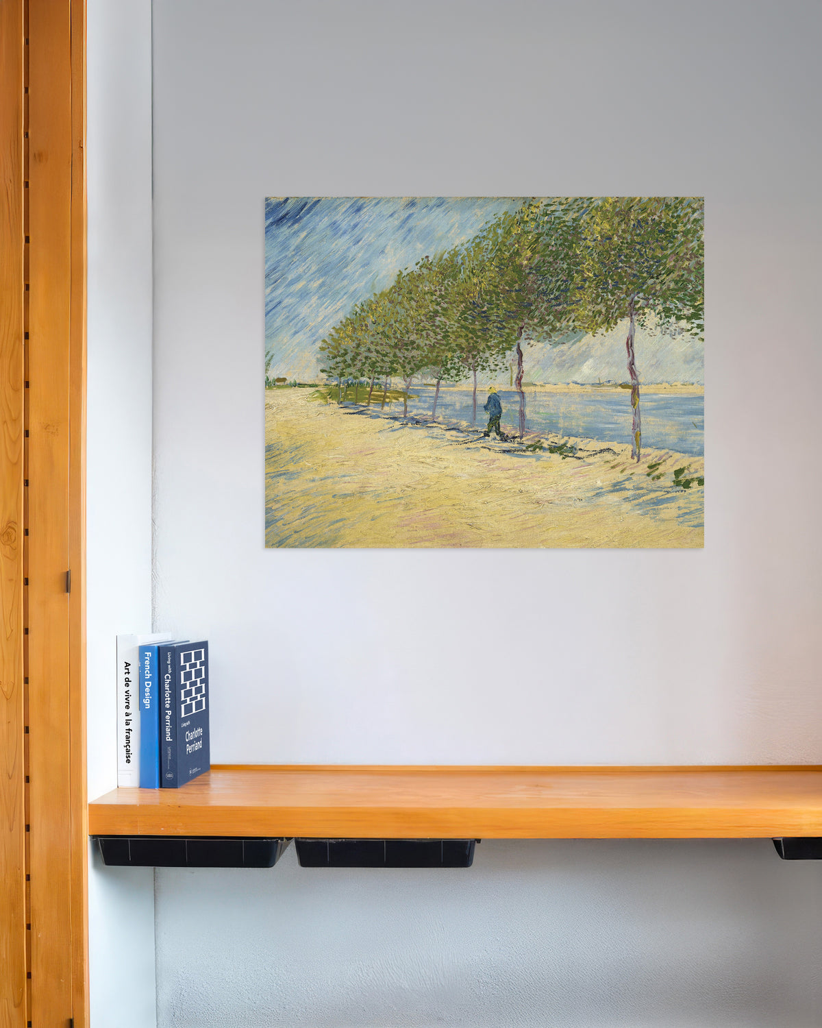 Poster af Langs Seinen (1887) af Vincent van Gogh