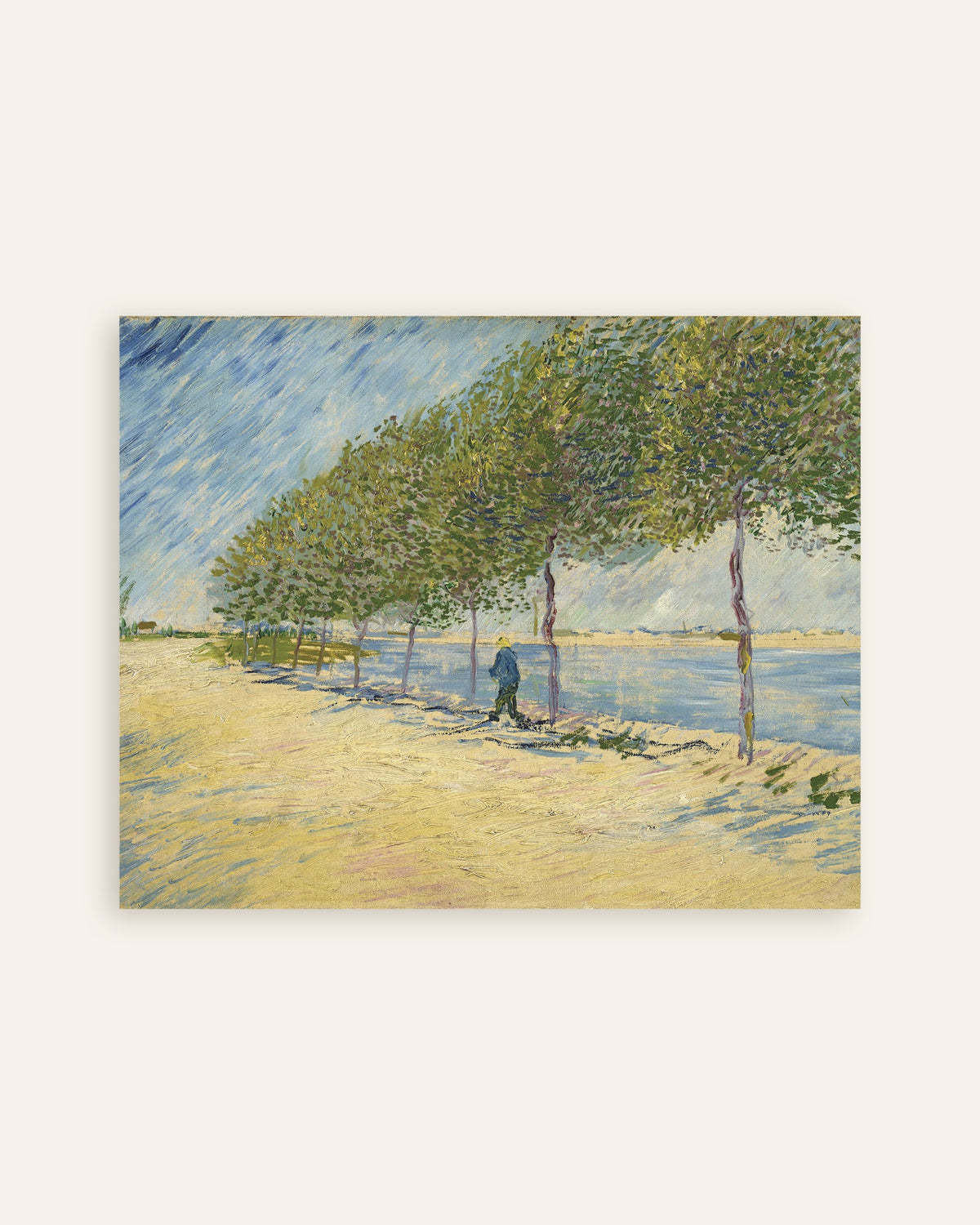Poster af Langs Seinen (1887) af Vincent van Gogh, miniature