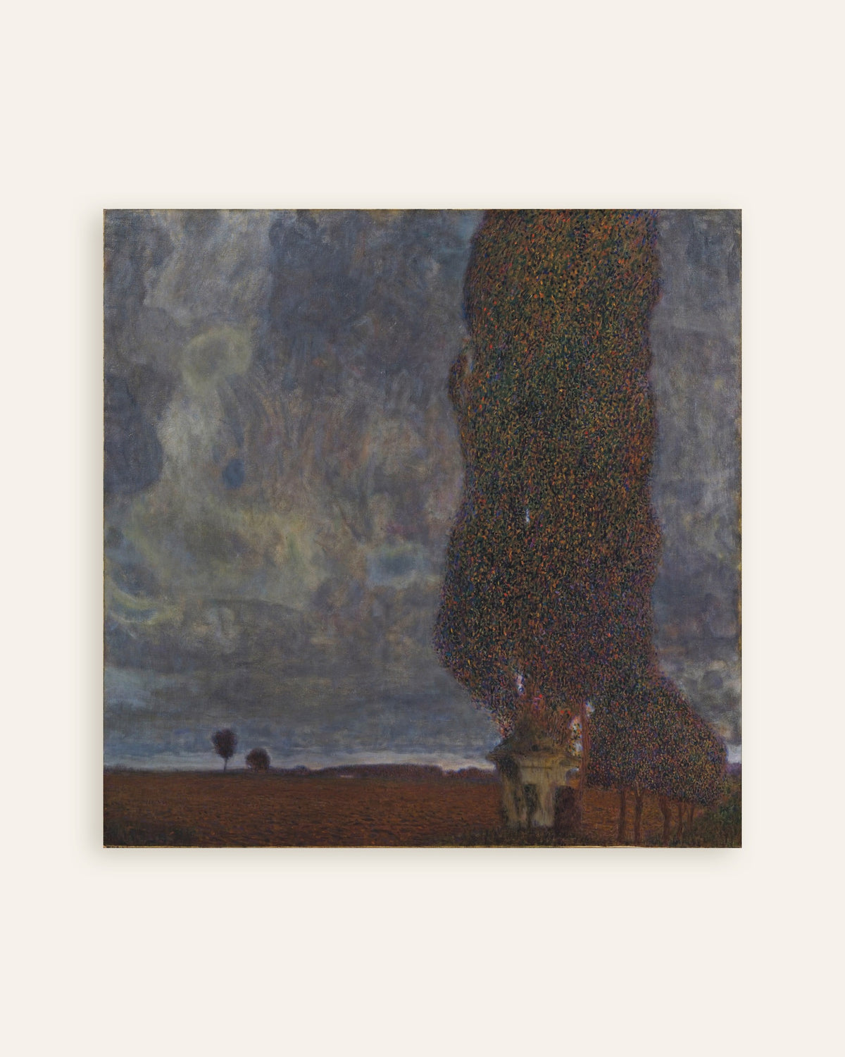 Plakat Optrækkende uvejr (Den store poppel II) (1903) af Gustav Klimt, miniature