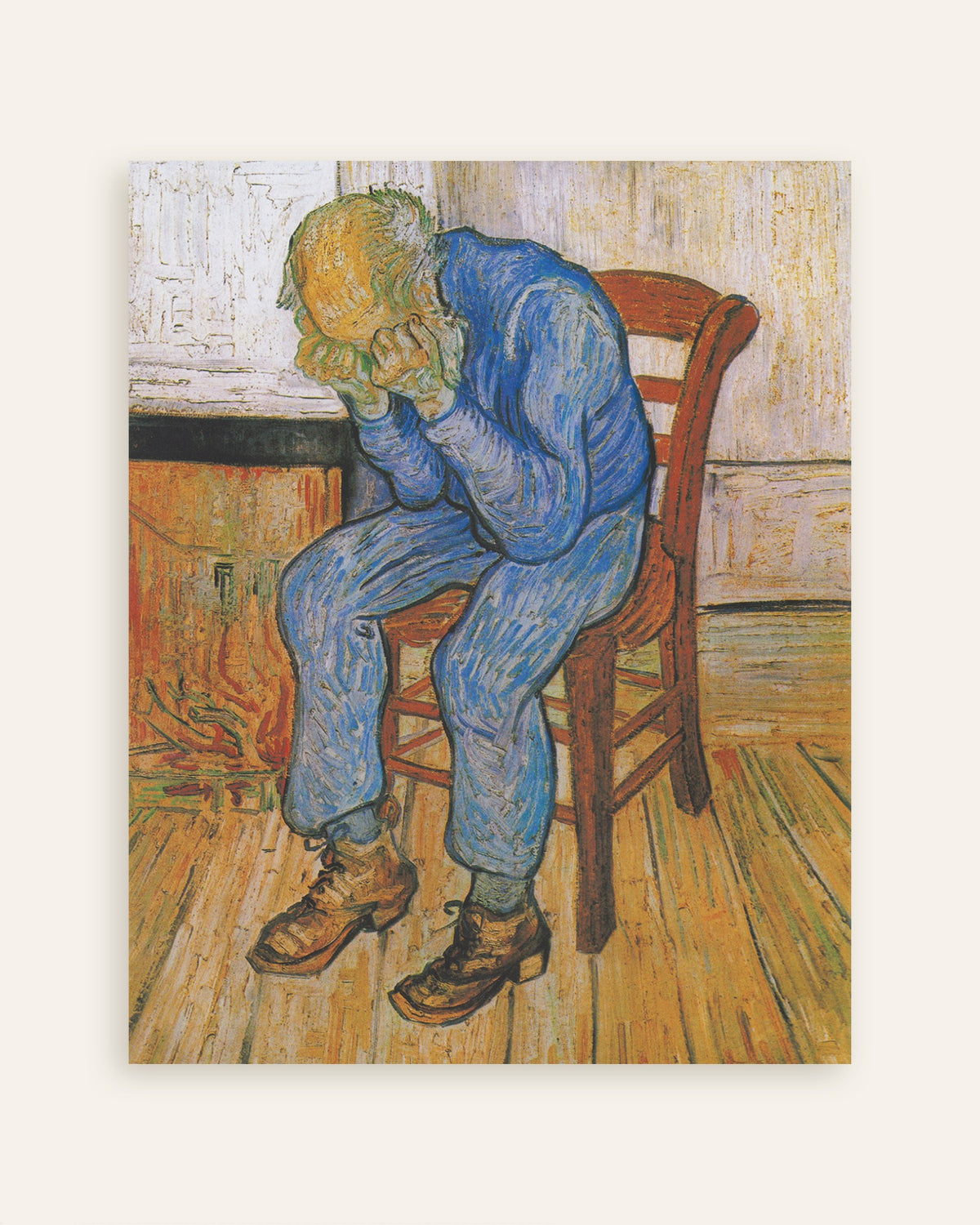 Poster af Ved evighedens port (1890) af Vincent van Gogh, miniature
