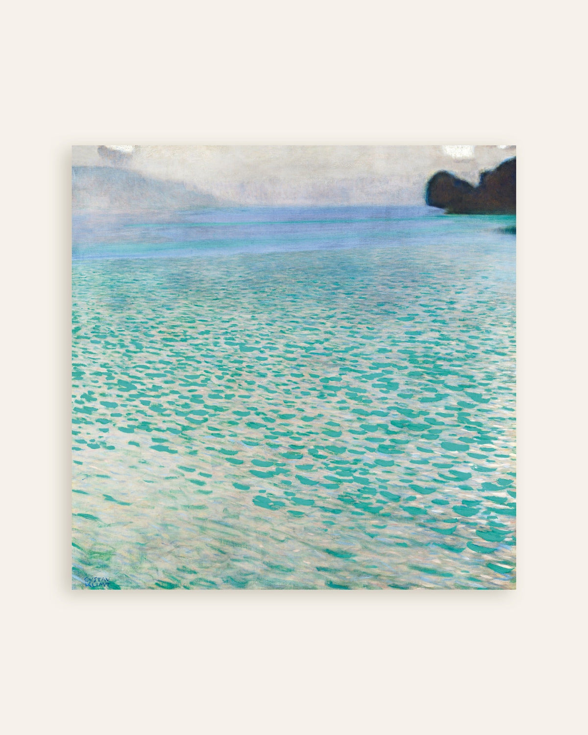 Plakat Attersee (1900) af Gustav Klimt, miniature