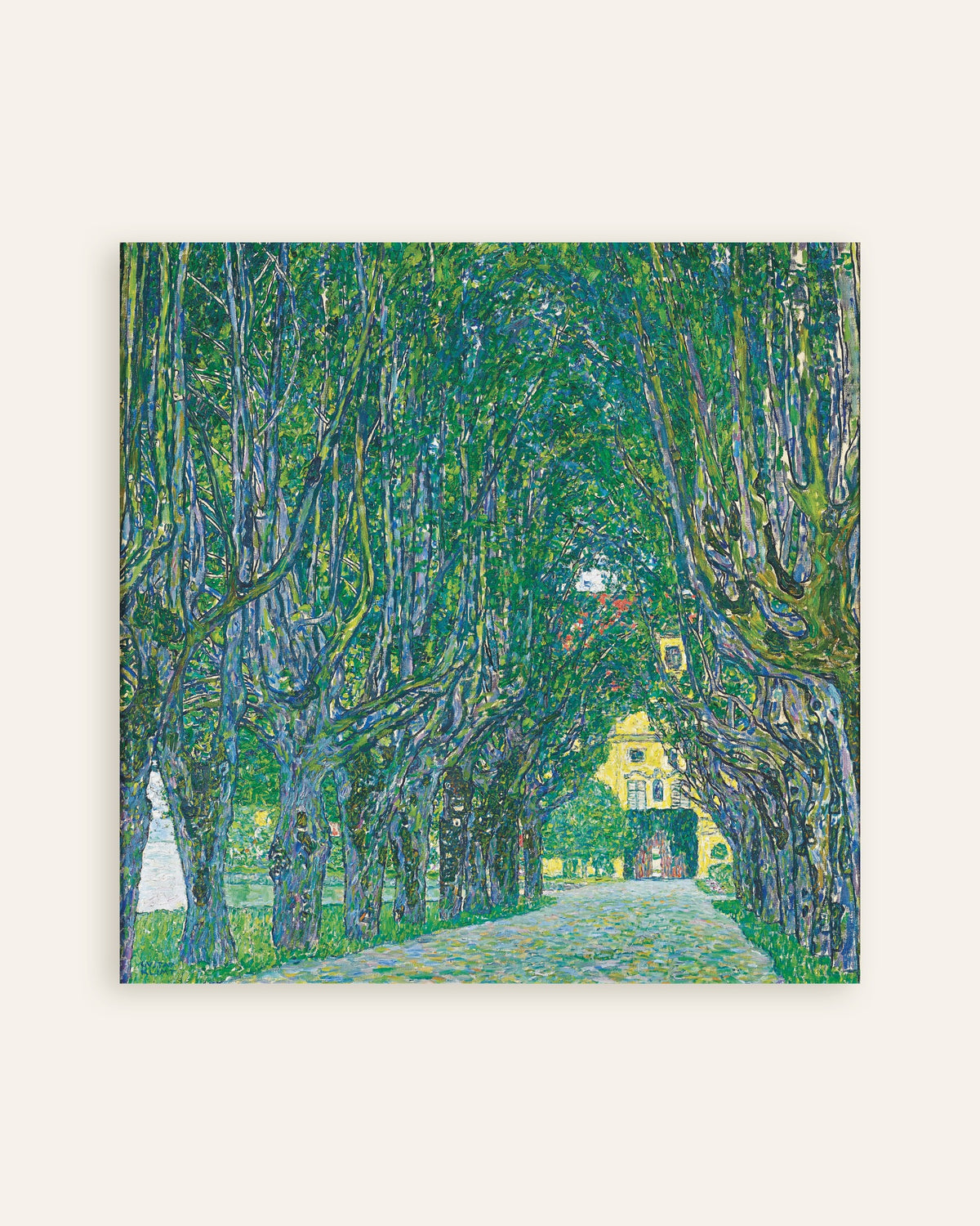 Plakat Allé til Schloss Kammer (1912) af Gustav Klimt, miniature