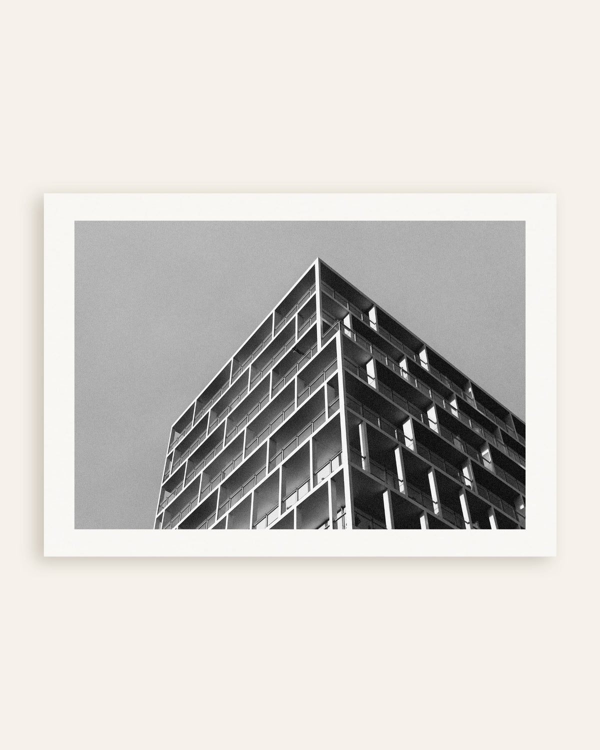 Plakat »Altanhjørne under grå himmel«, miniature