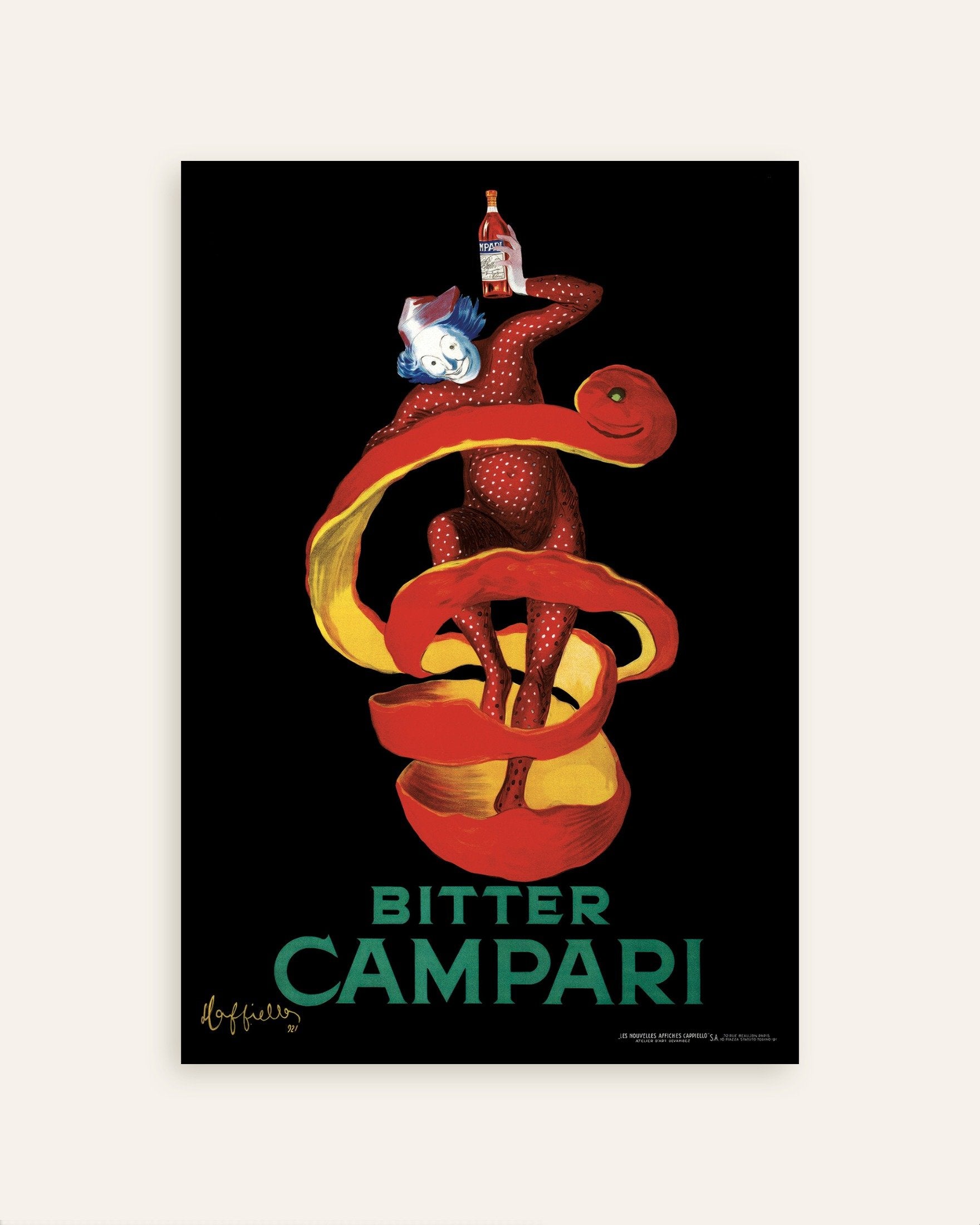 Poster of Bitter Campari by Cappiello, thumbnail