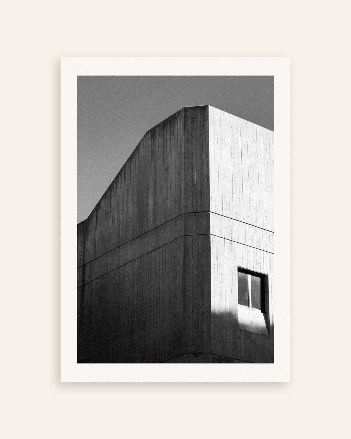 Plakat »Hjørne i beton med brætmærker«, miniature