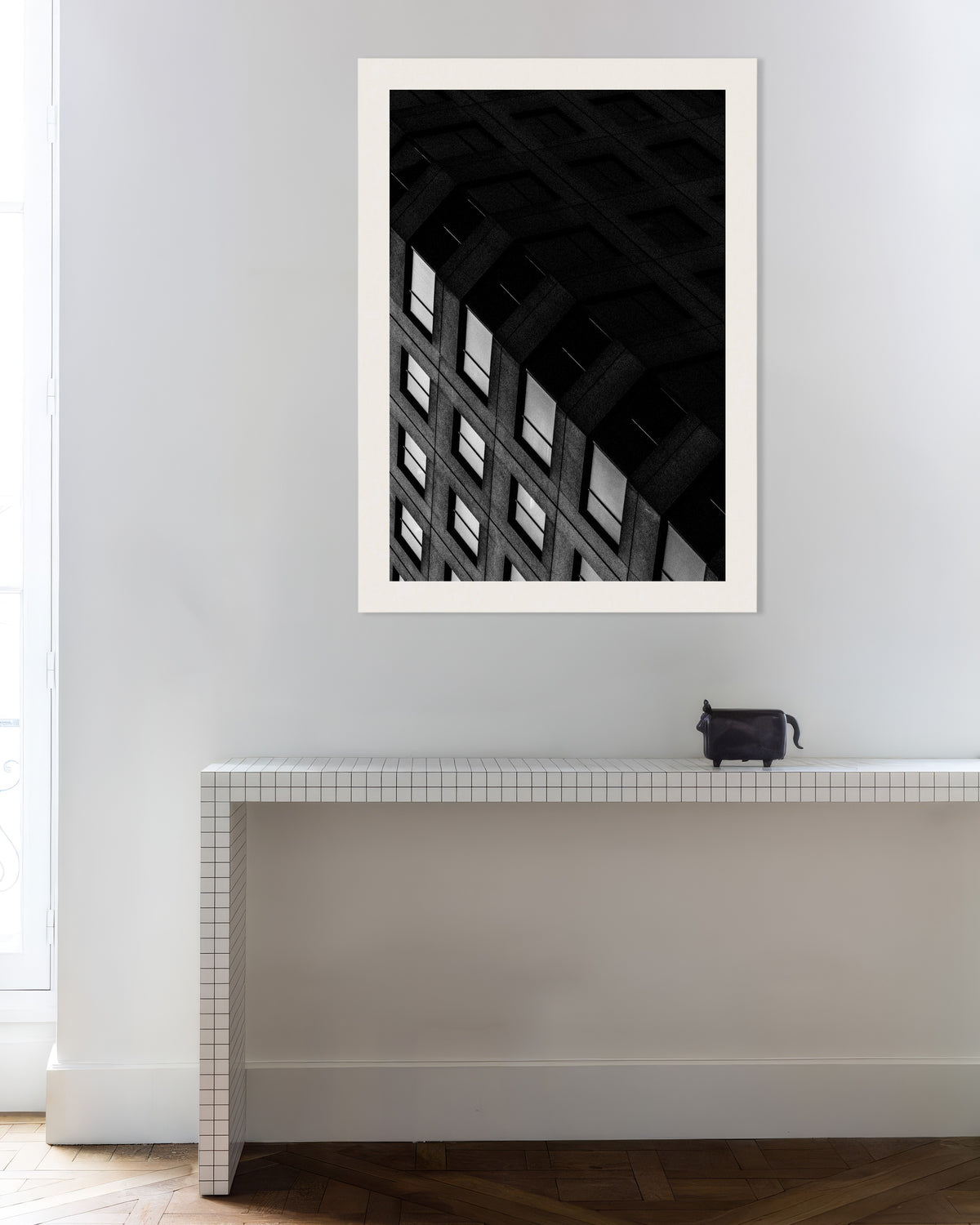 Plakat »Betongitter om natten«