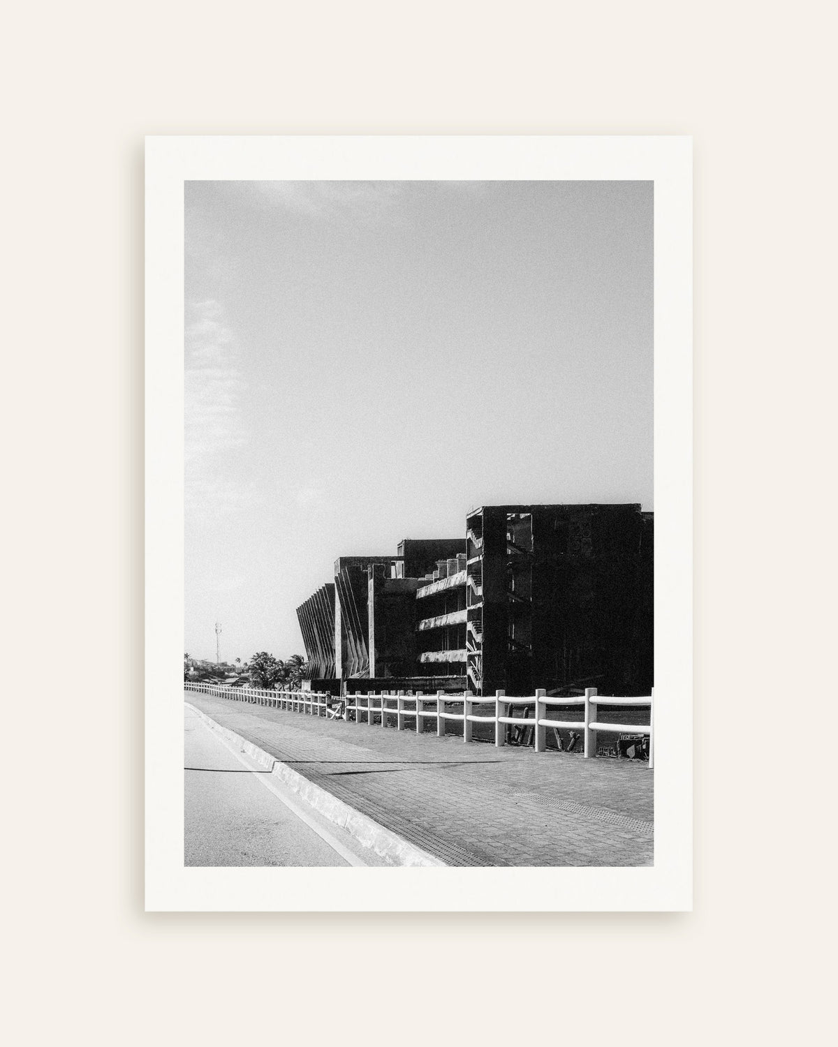 Plakat »Betonruin ved vejen«, miniature