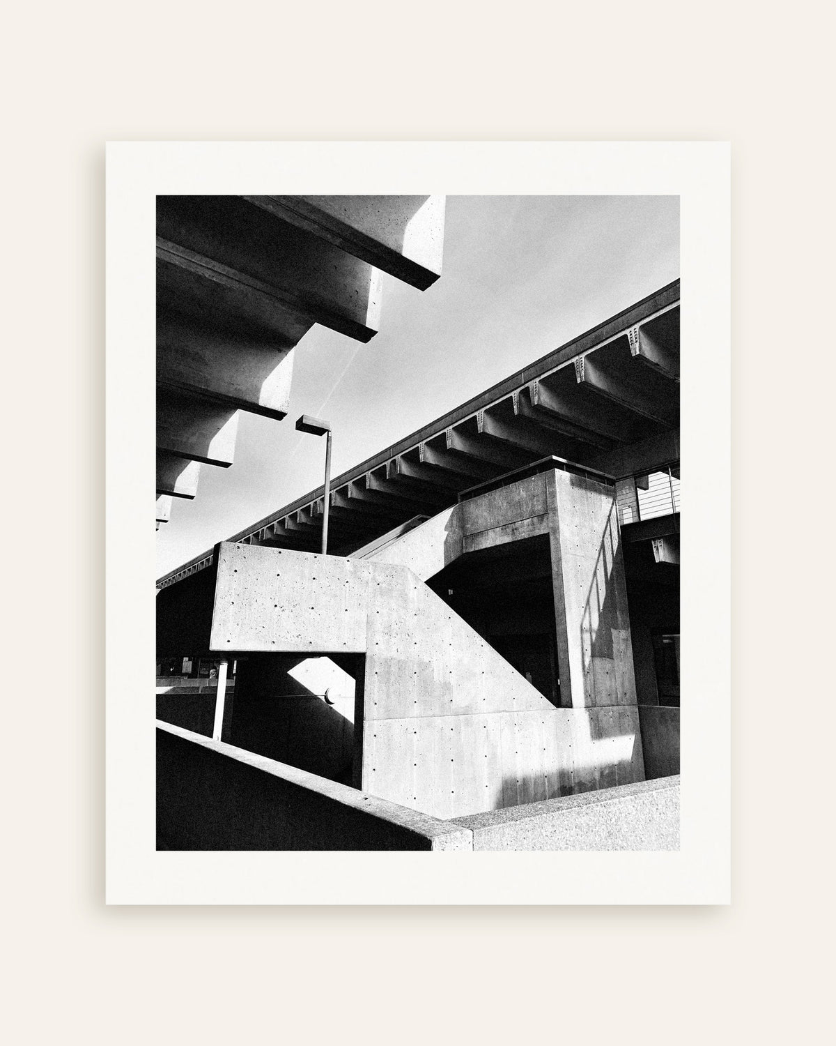 Plakat »Betontrapper i sollys«, miniature