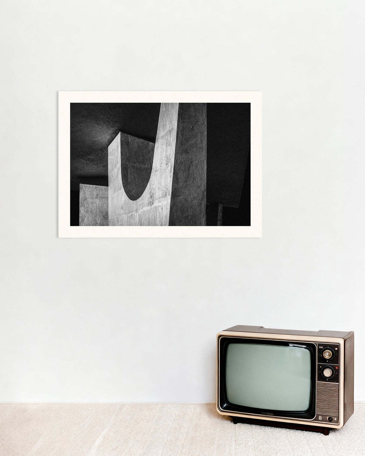 Plakat »Beton-U i skyggerne«