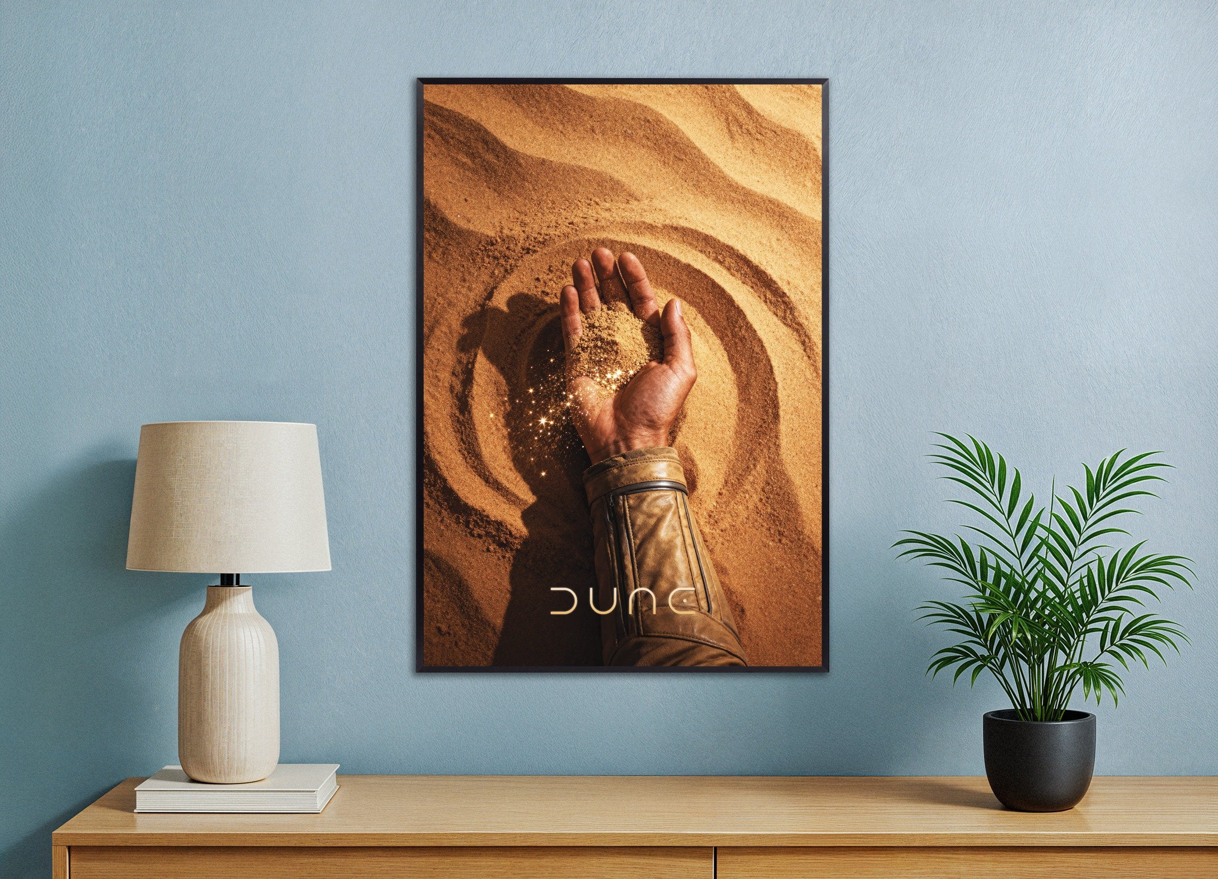 Desert Hand Poster, Dune, Sci-Fi Sand Plakater