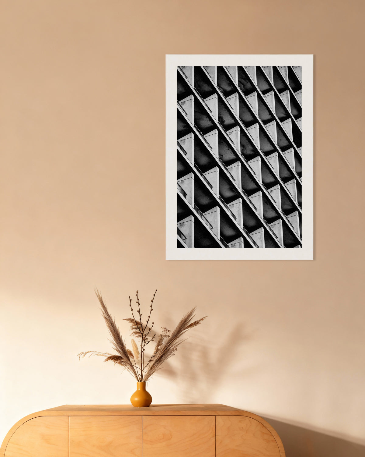 Plakat »Balkonernes diagonale rytme«