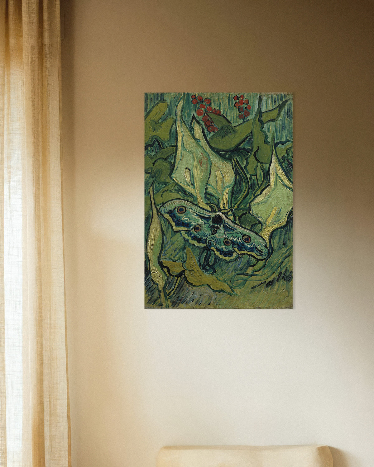 Poster af Kejsermøl (1889) af Vincent van Gogh