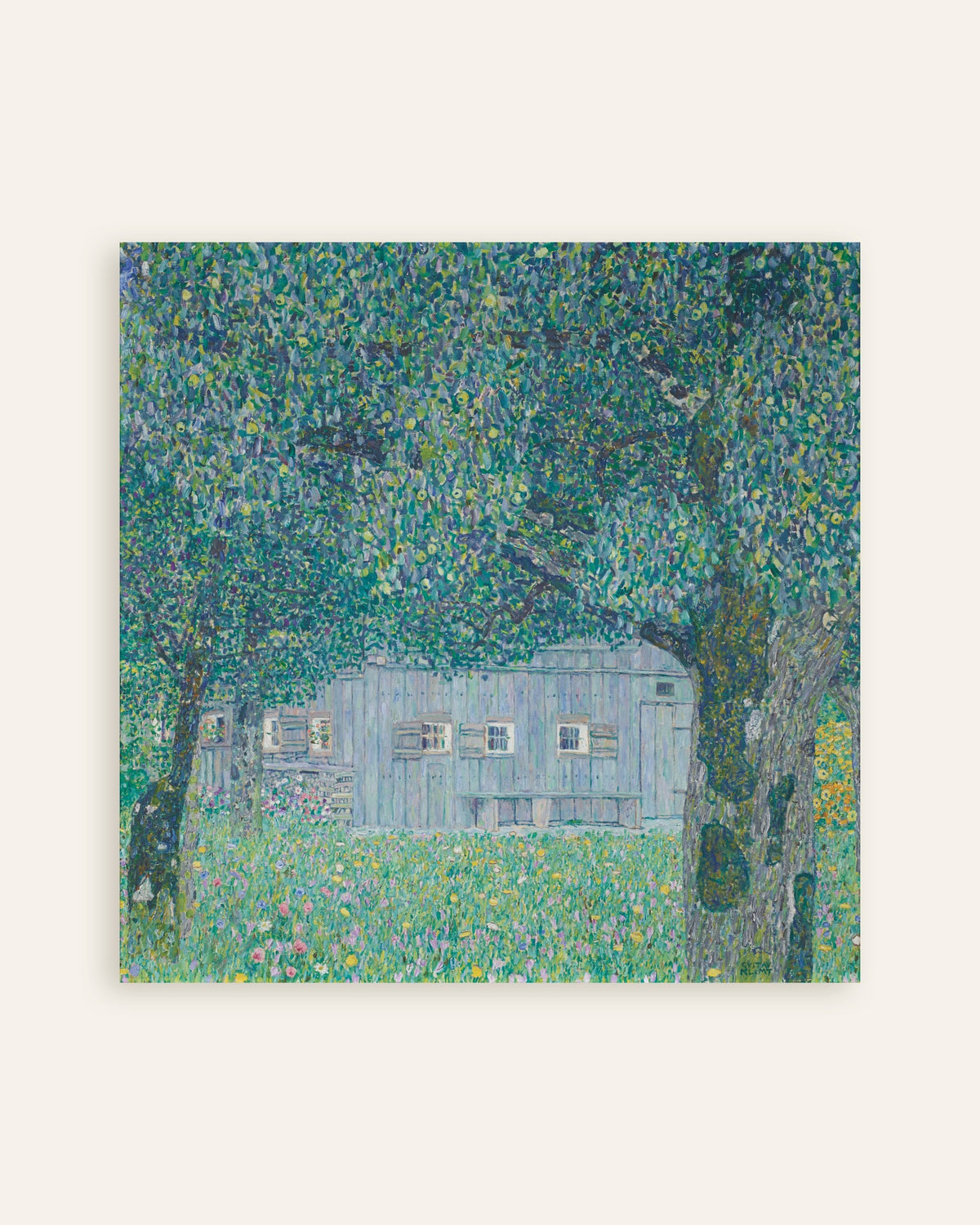 Plakat Bondegård i Buchberg (1911) af Gustav Klimt, miniature