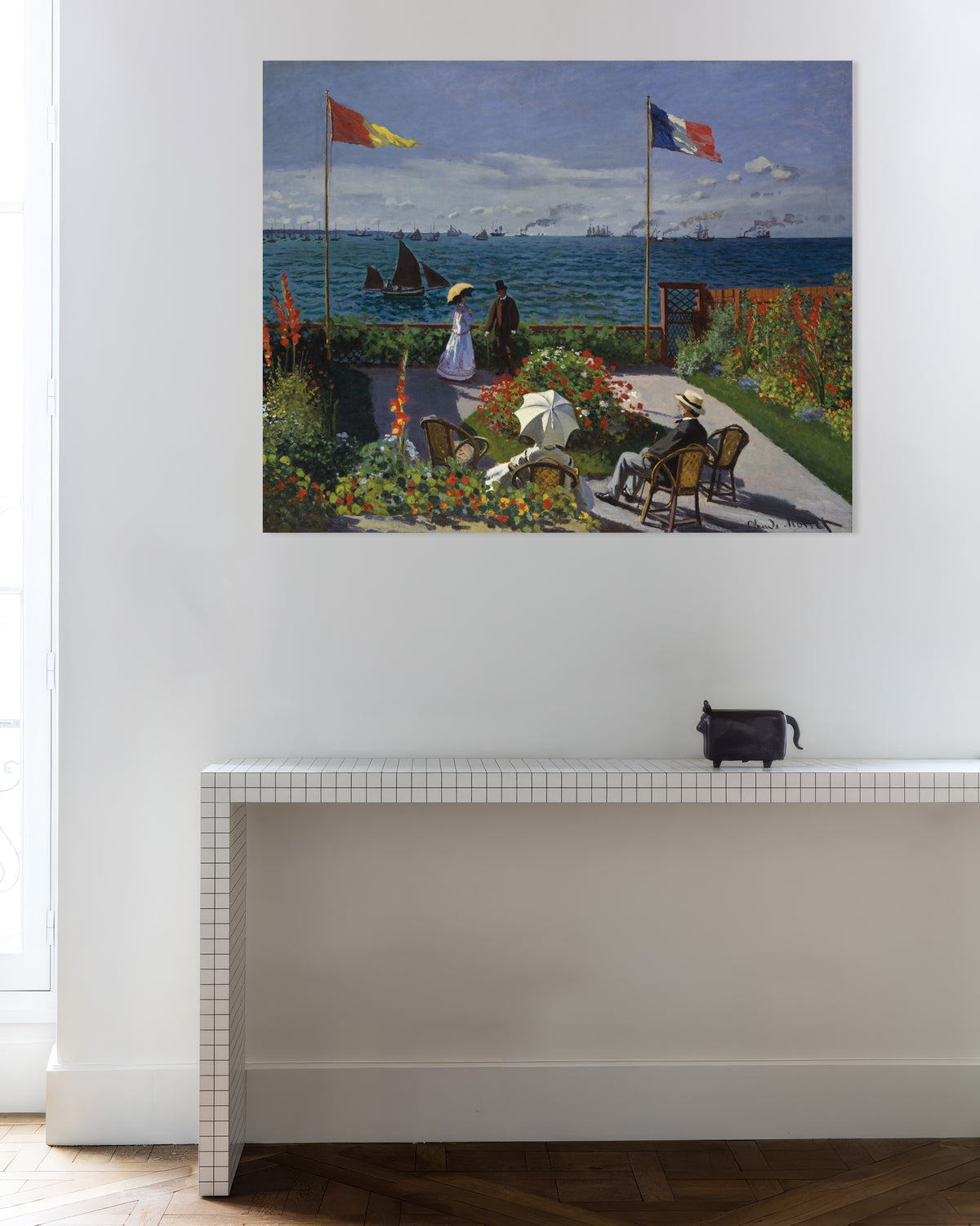 Plakat Have i Sainte-Adresse (1867) af Claude Monet