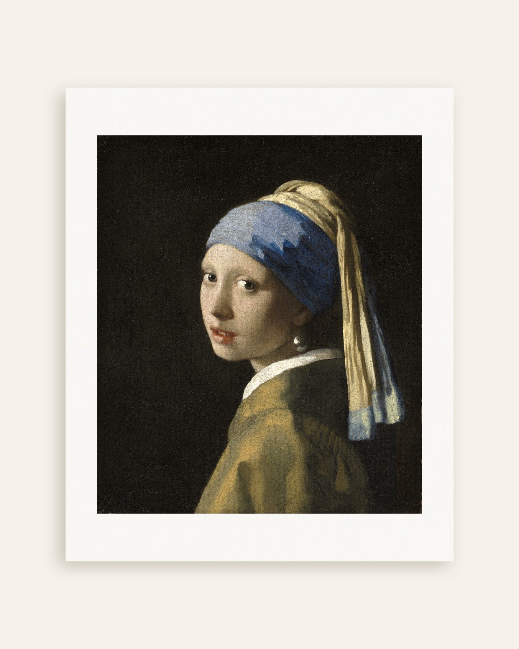 Poster of Girl with a Pearl Earring - Vermeer Art Print, thumbnail