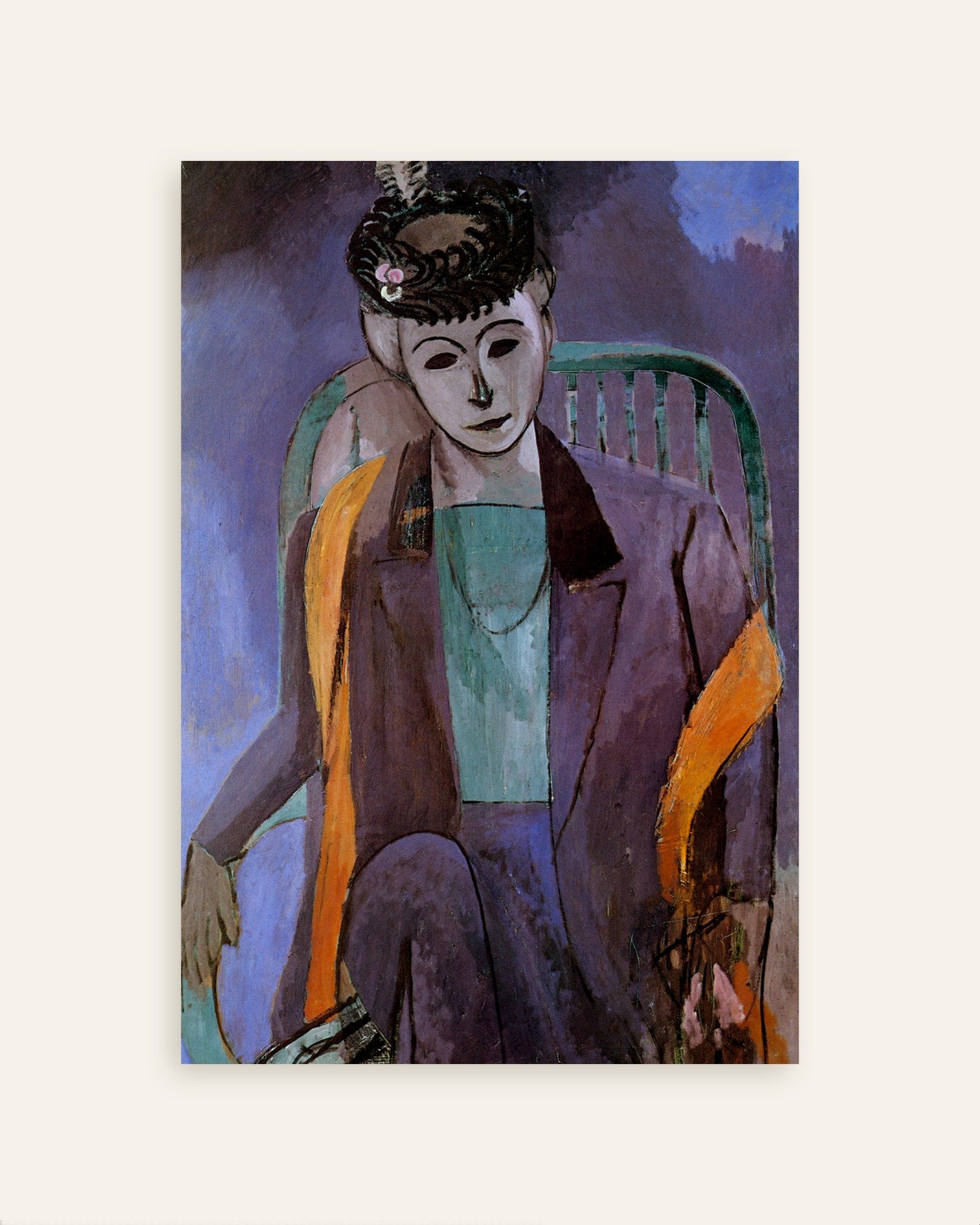 Poster of Henri Matisse Madame Matisse poster (1913), thumbnail