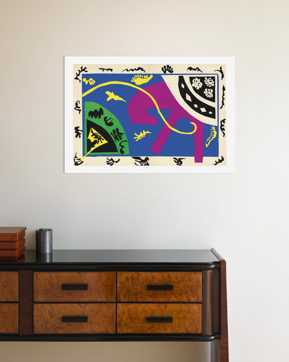 Poster af Hest, rytter og klovn (Jazz, 1947) af Henri Matisse