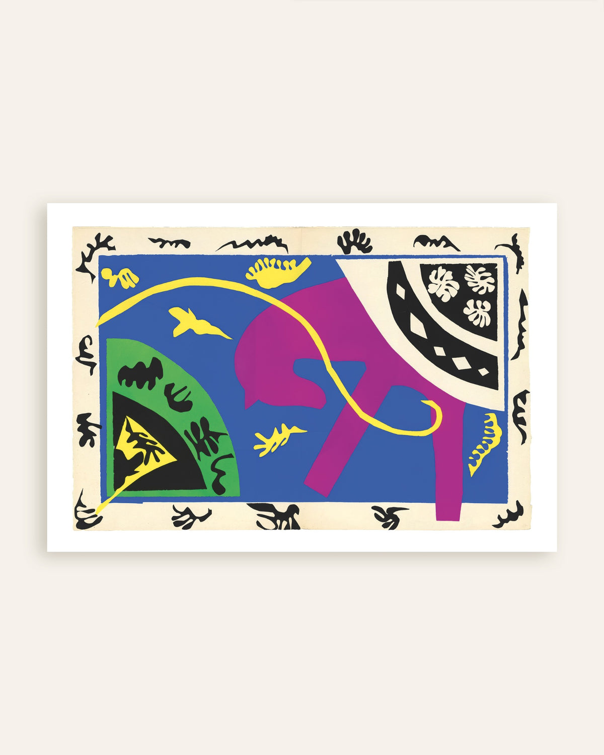 Poster af Hest, rytter og klovn (Jazz, 1947) af Henri Matisse, miniature