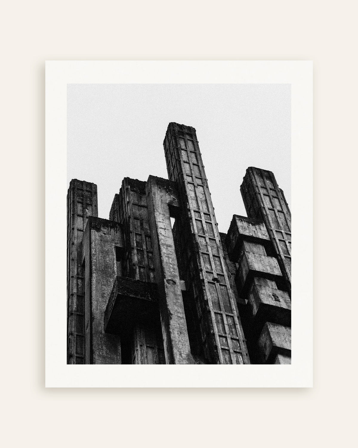 Plakat »Takkede betontårne«, miniature