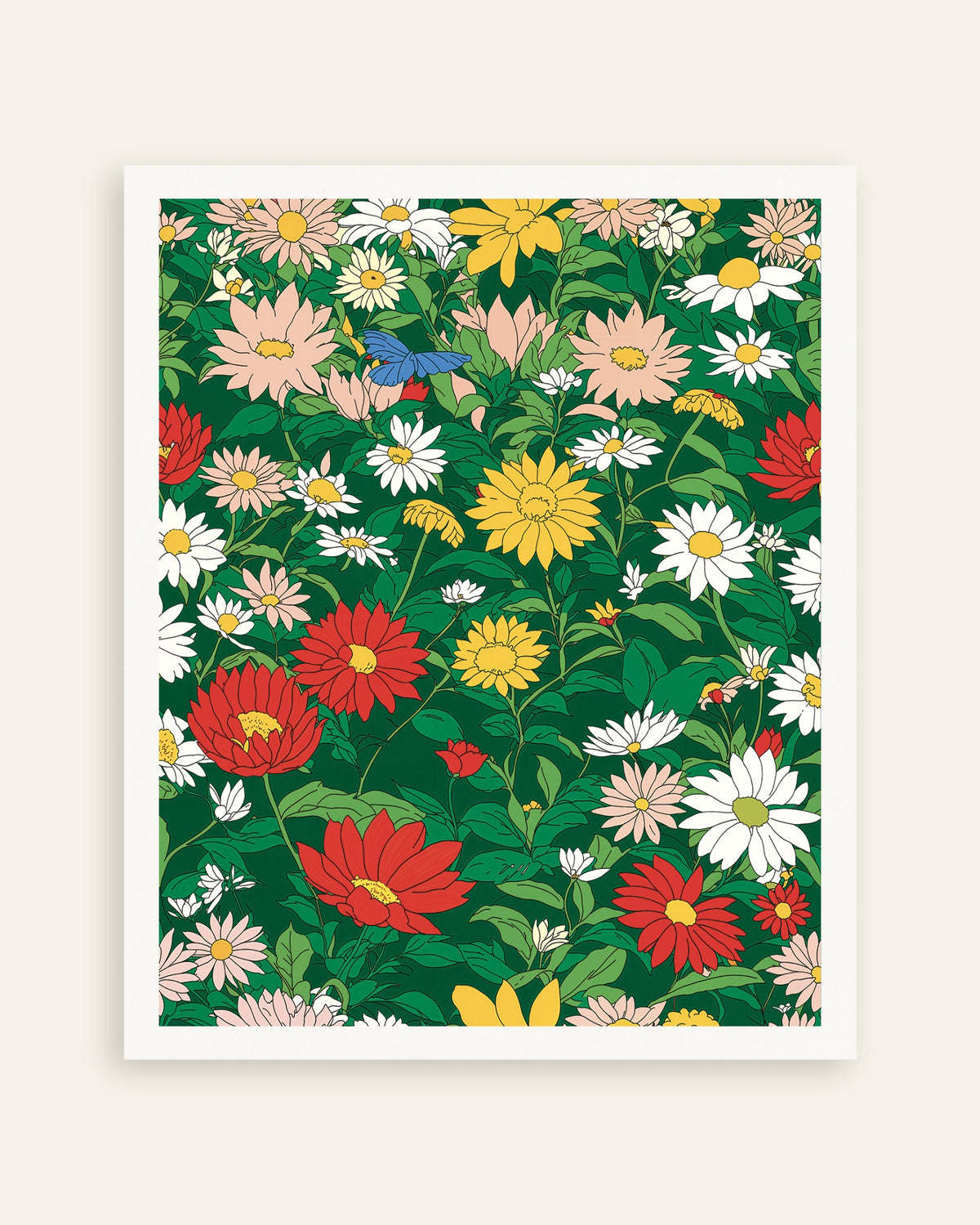 Plakat med Japansk animationsstudie, Blomst, miniature