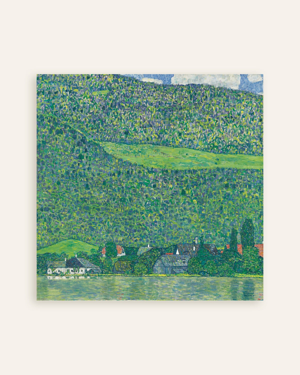Poster af Litzlberg ved Attersee (1914–1915) af Gustav Klimt, miniature
