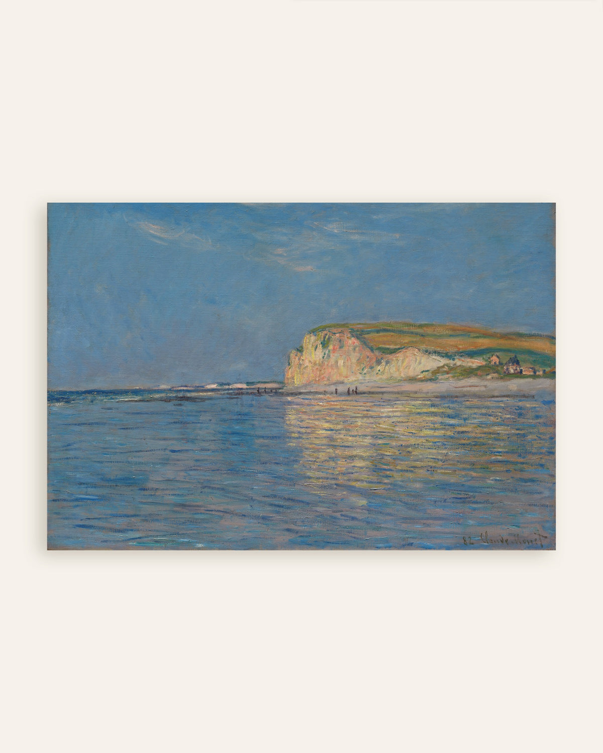 Plakat Lavvande ved Pourville nær Dieppe (1882) af Claude Monet, miniature
