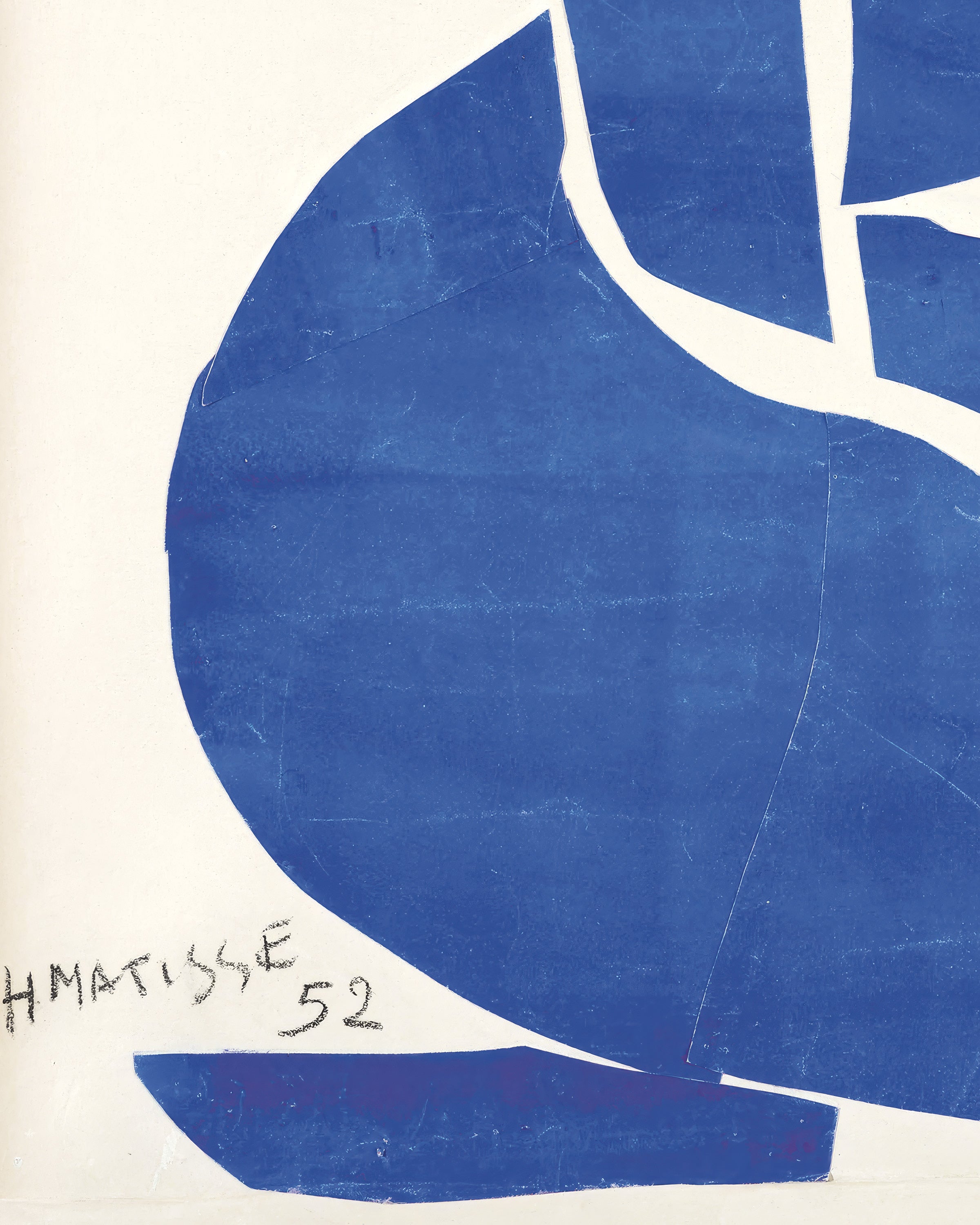 Blue Nude II (1952) af Henri Matisse - Poster
