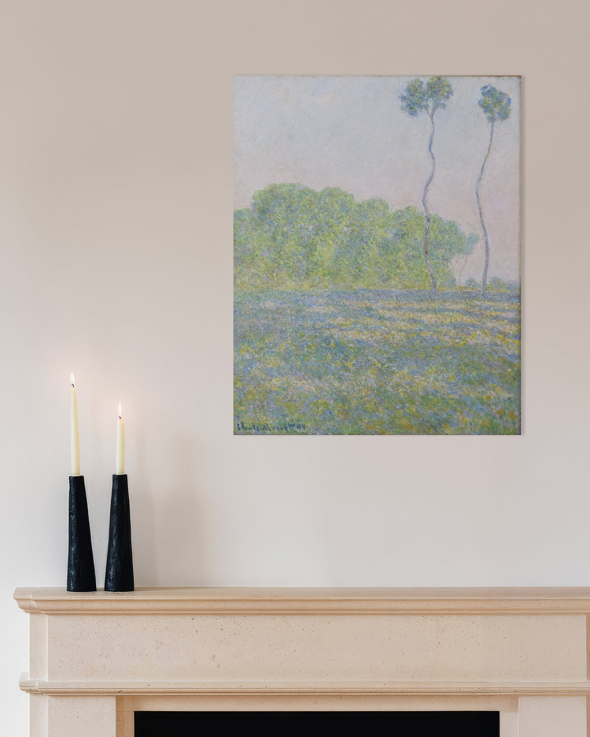 Plakat Eng ved Giverny (1894) af Claude Monet