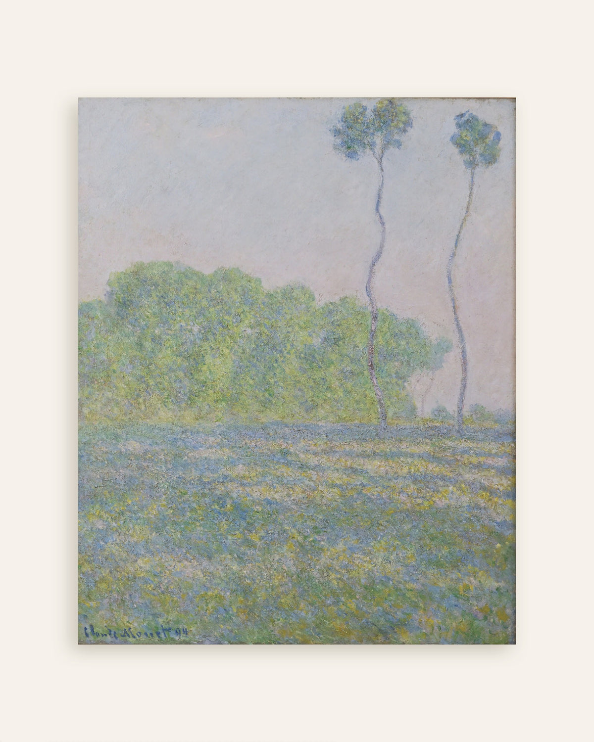 Plakat Eng ved Giverny (1894) af Claude Monet, miniature