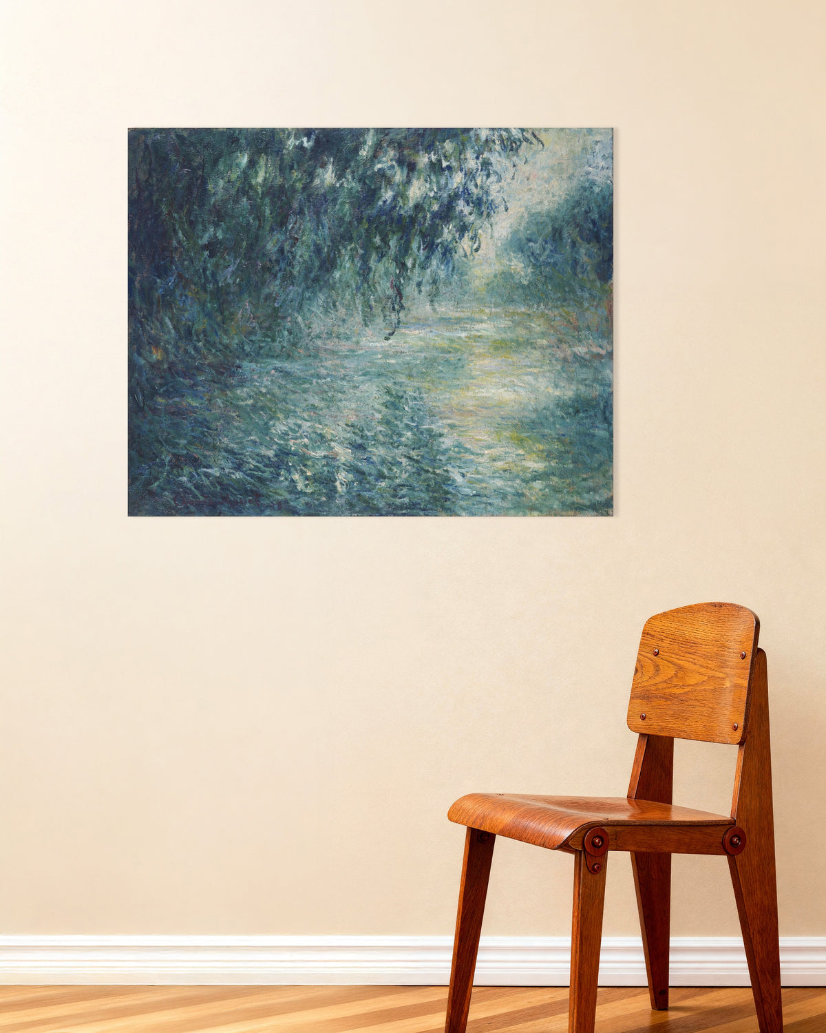 Plakat Morgen på Seinen (1898) af Claude Monet