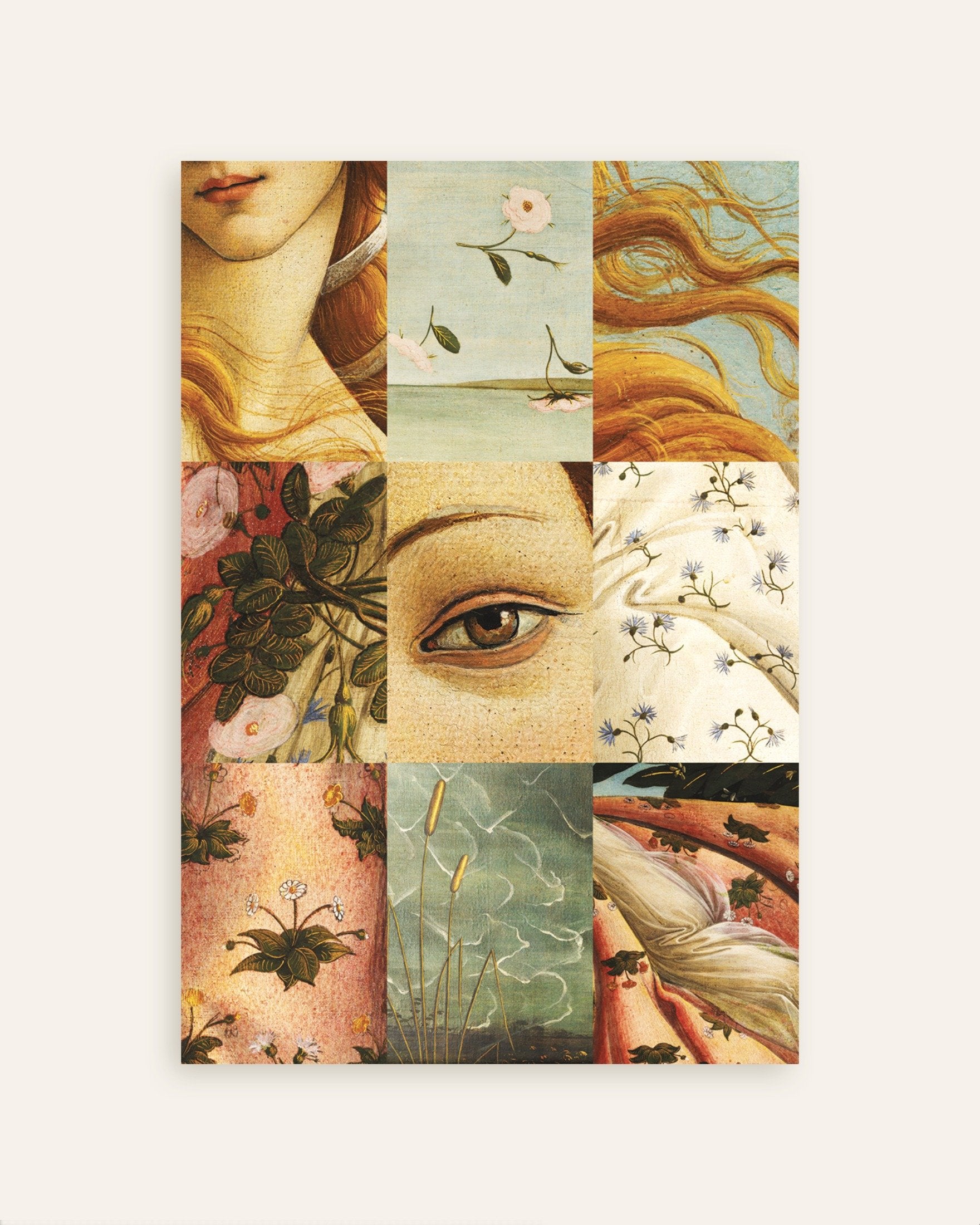 Poster of Mosaic of Botticelli’s Venus details Poster, thumbnail