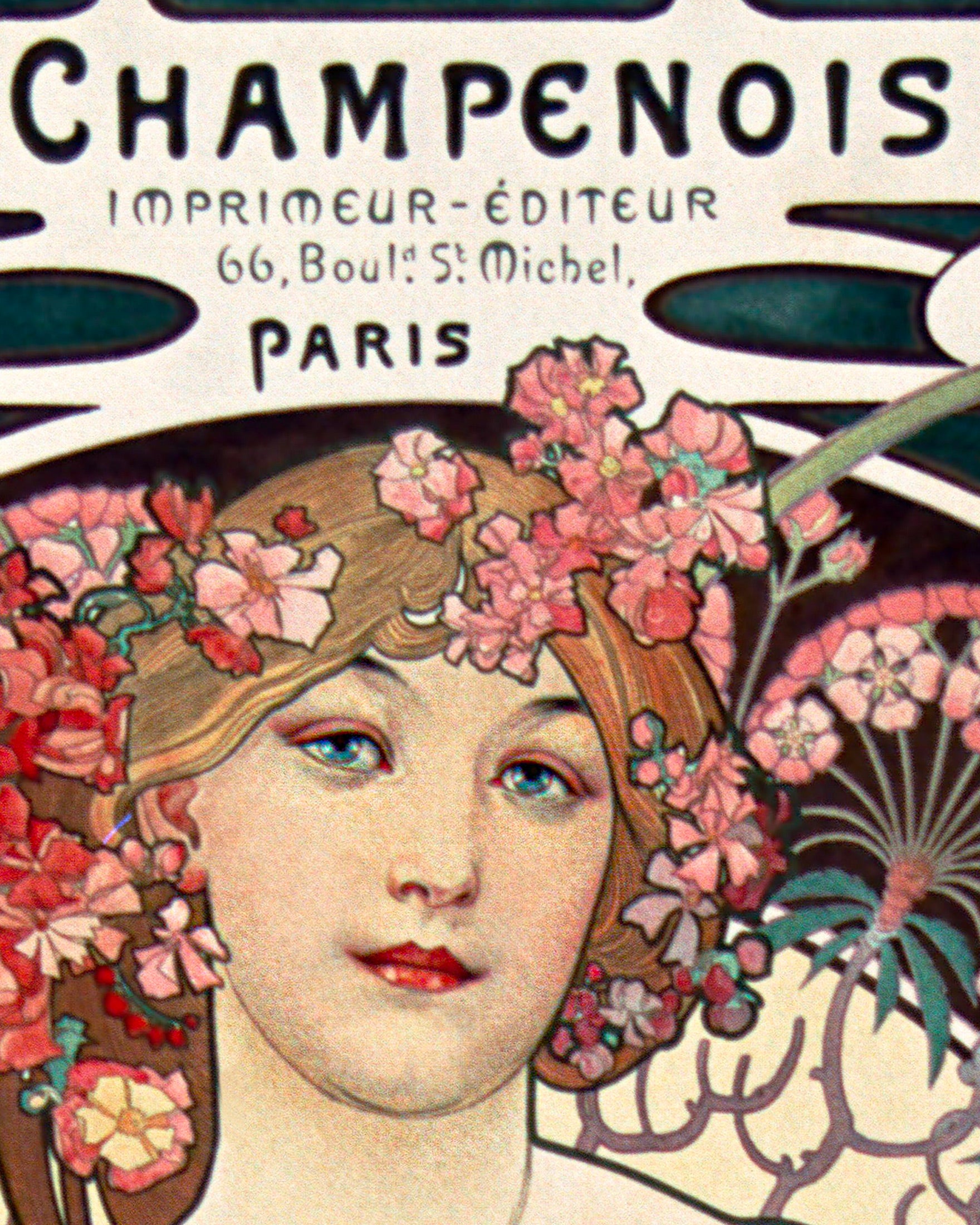 Champenois Printer-Publisher, af Alfons Mucha