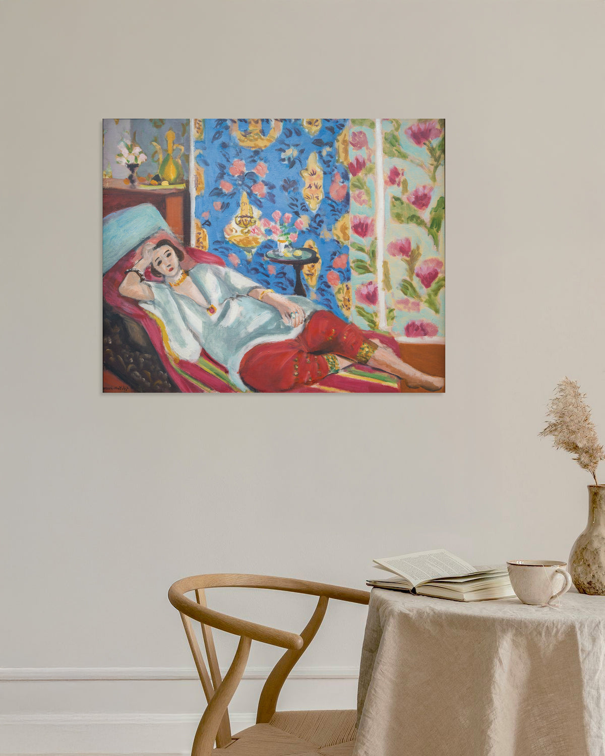 Poster af Odalisque med røde bukser (1924-1925) af Henri Matisse
