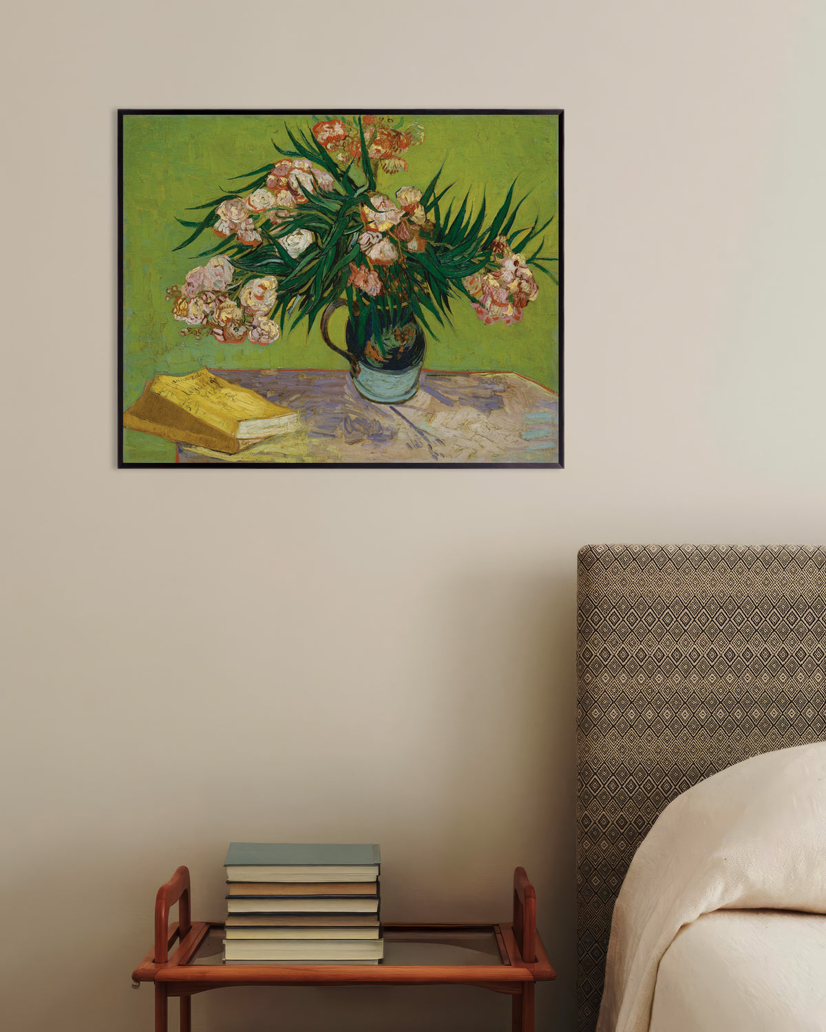 Poster af Oleandere (1888) af Vincent van Gogh, med metalramme