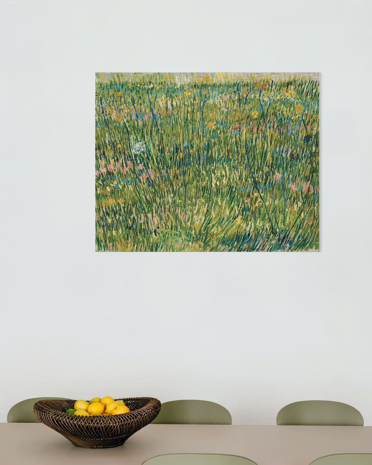 Poster af Græsplet (1887) af Vincent van Gogh