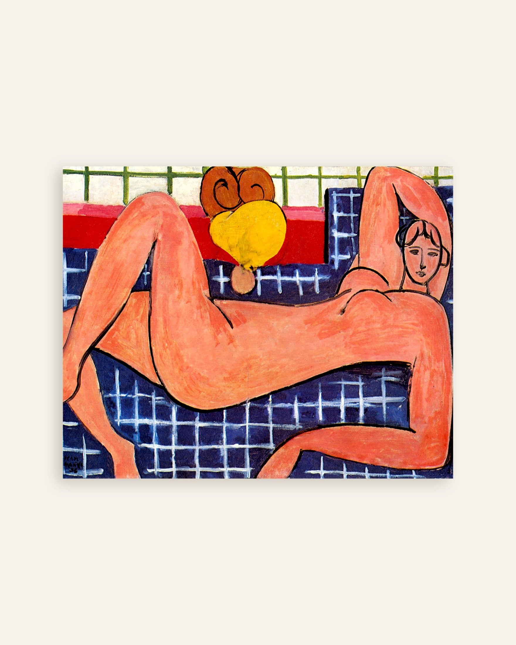 Poster of Pink nude (1935) by Henri Matisse, thumbnail