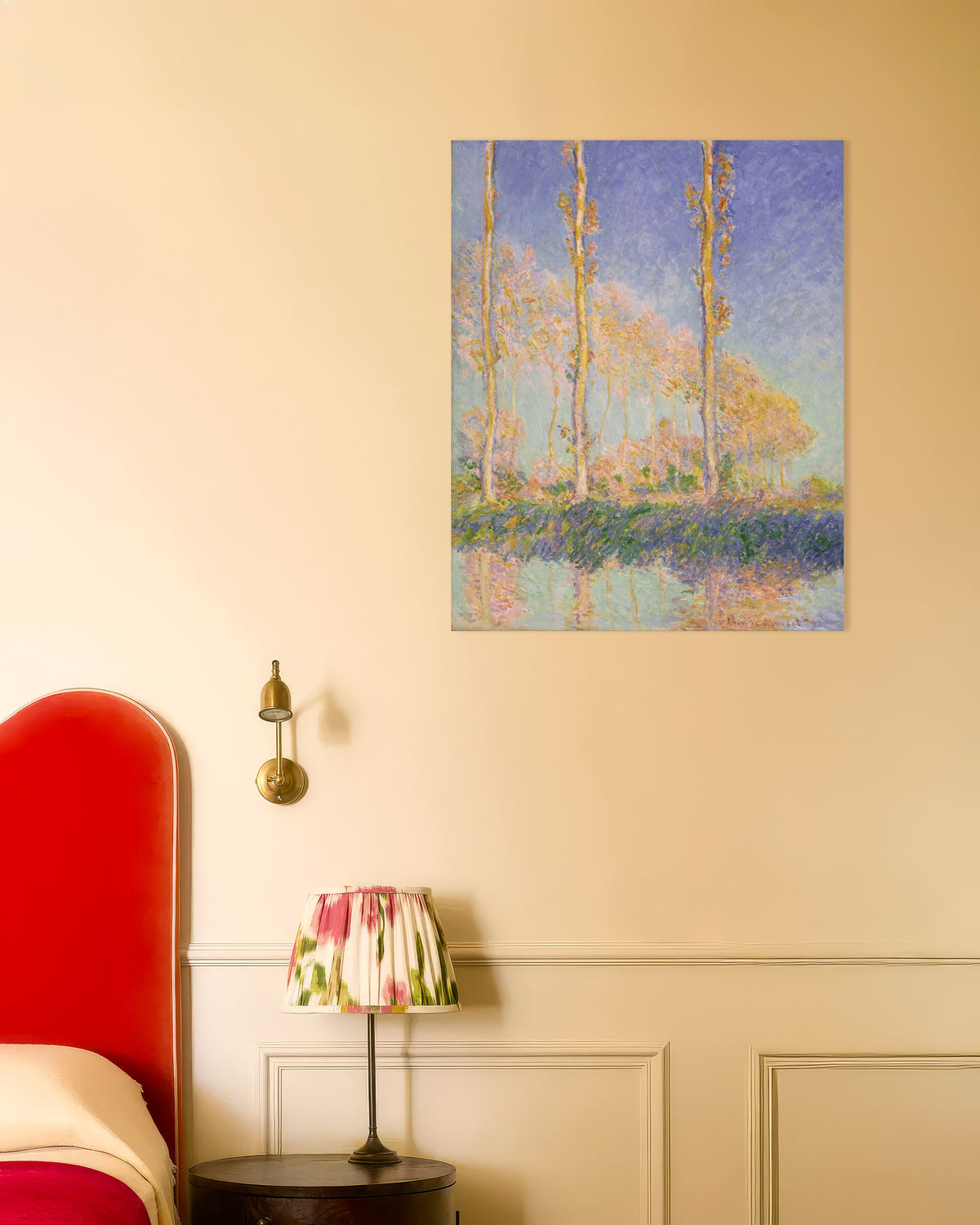 Plakat Popler (1891) af Claude Monet
