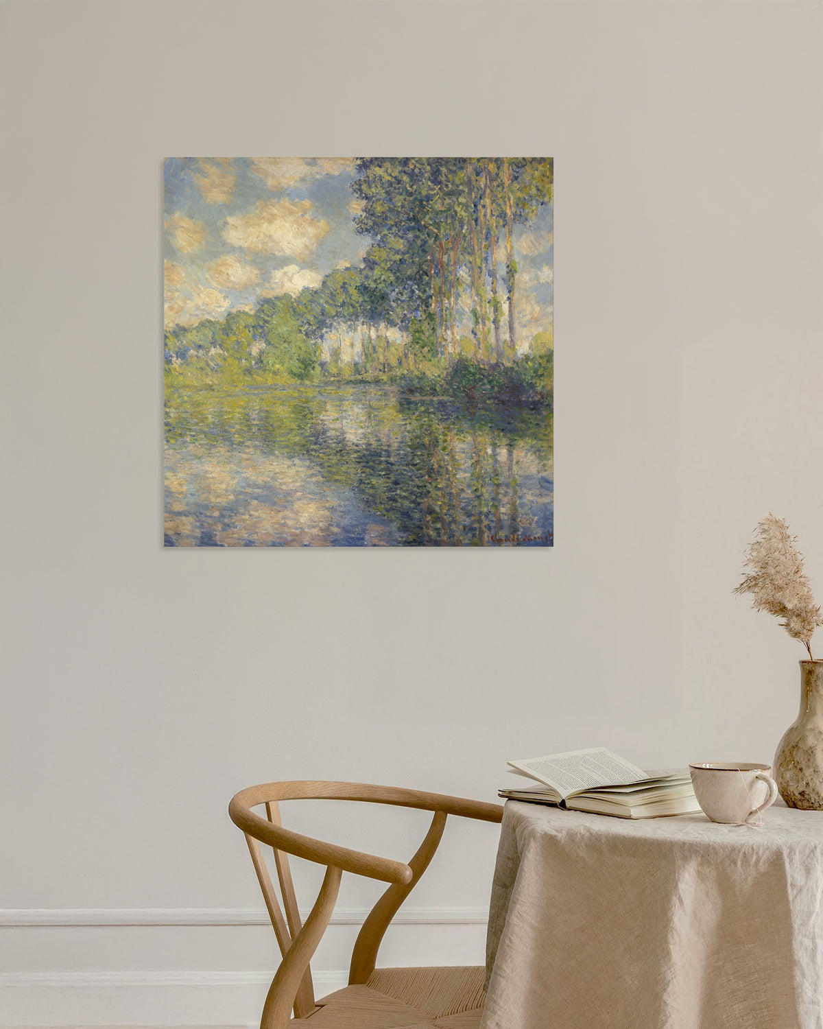 Plakat Popler ved Epte (1891) af Claude Monet