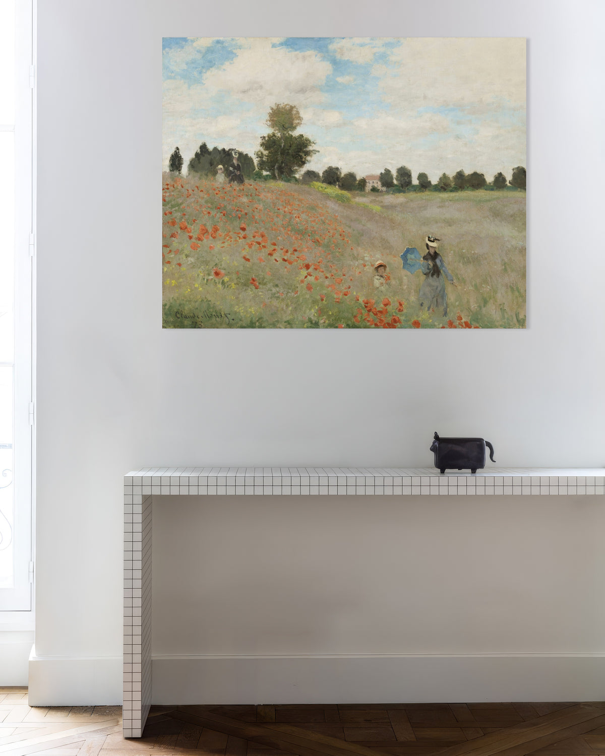 Plakat Valmuer (1873) af Claude Monet
