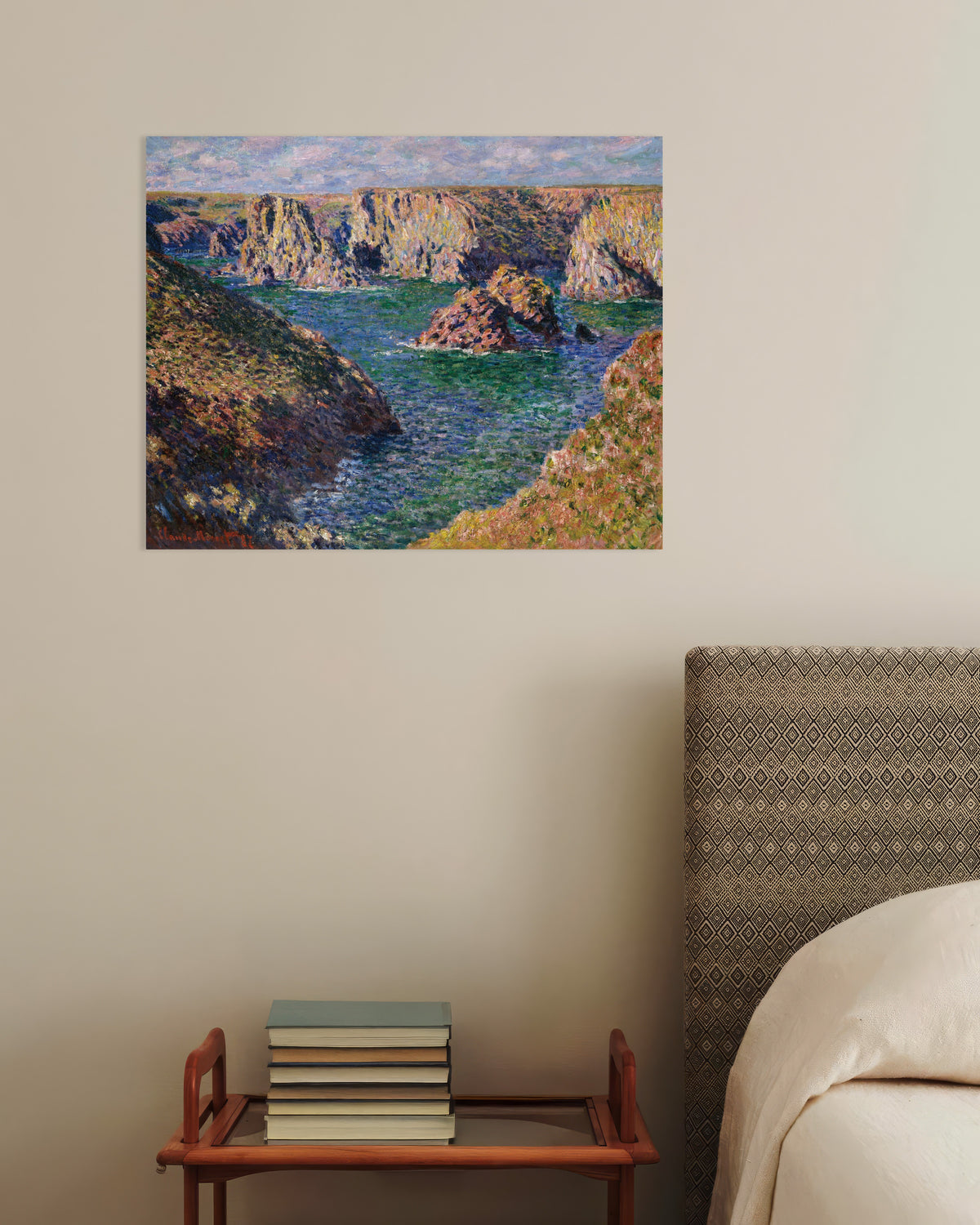 Plakat Port-Domois, Belle-Île (1887) af Claude Monet