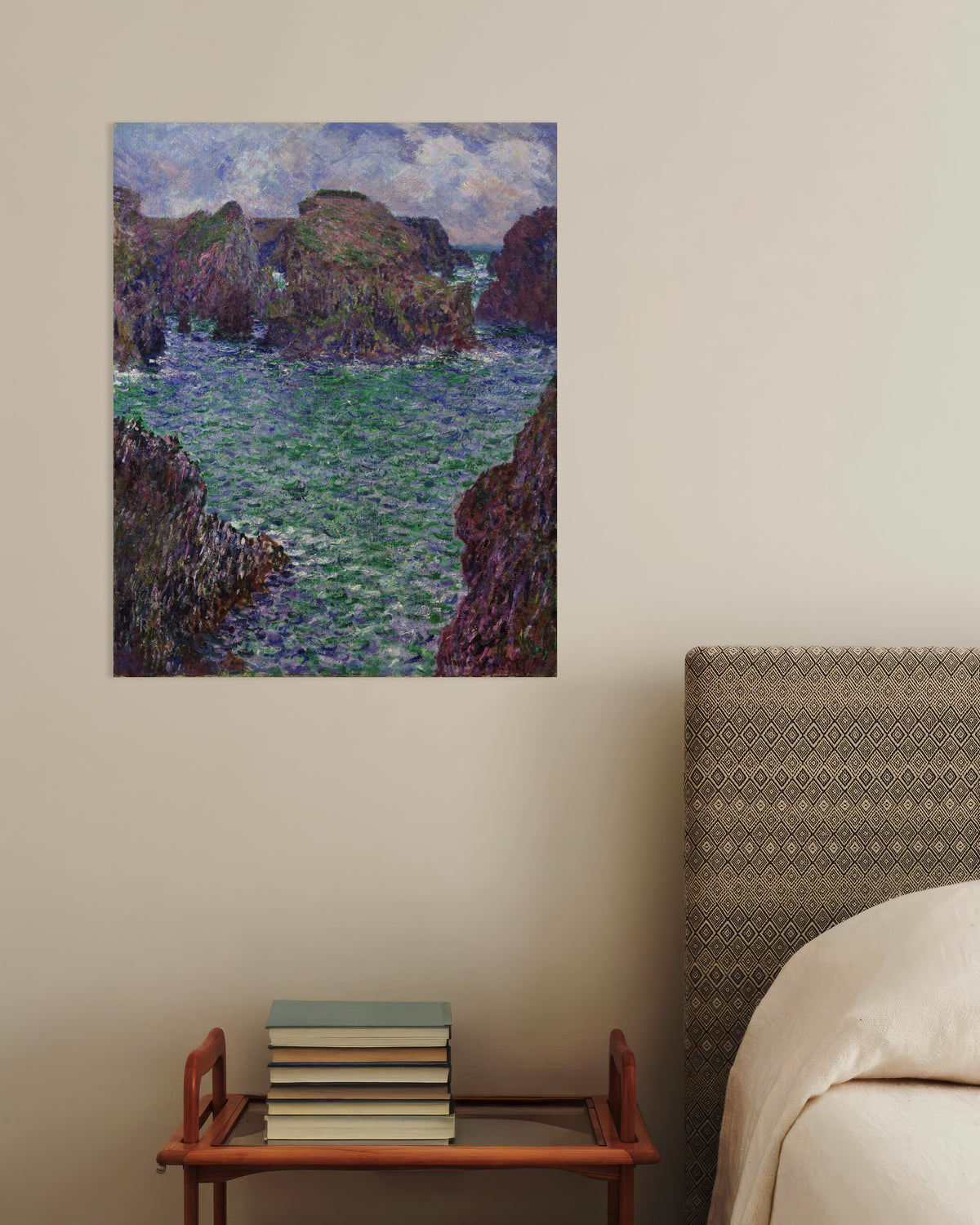 Plakat Port-Goulphar, Belle-Île (1887) af Claude Monet