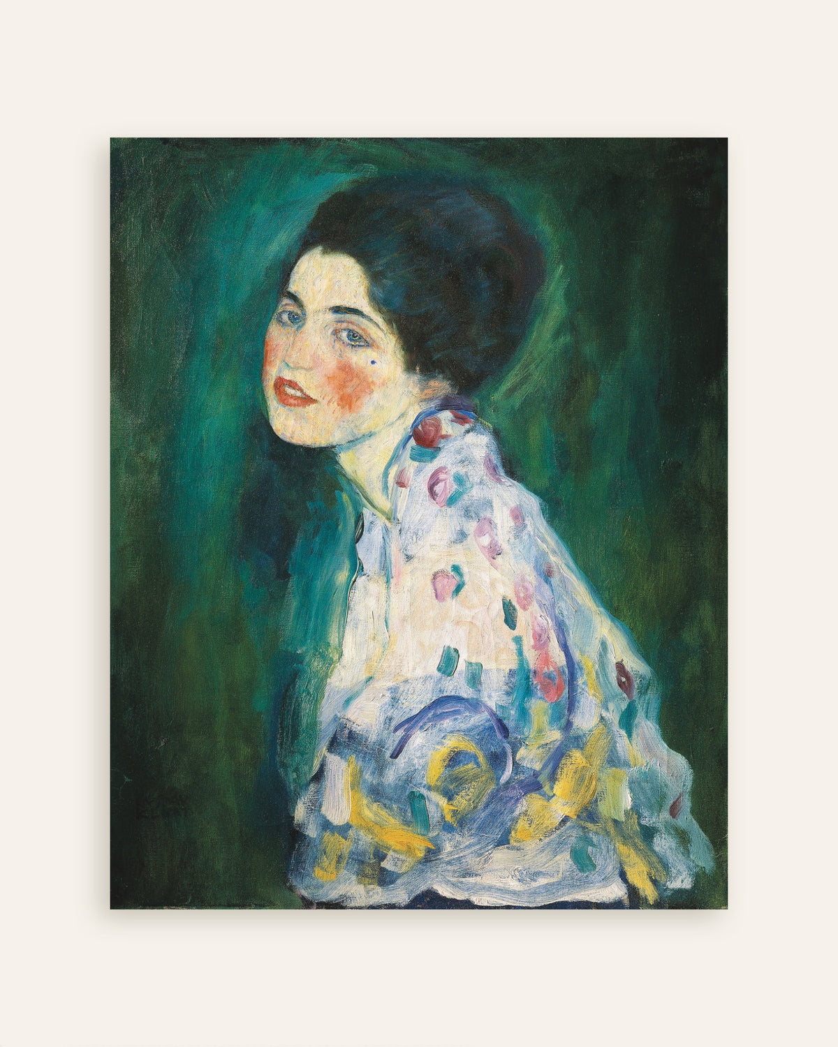 Plakat Portræt af en dame (1916–1917) af Gustav Klimt, miniature