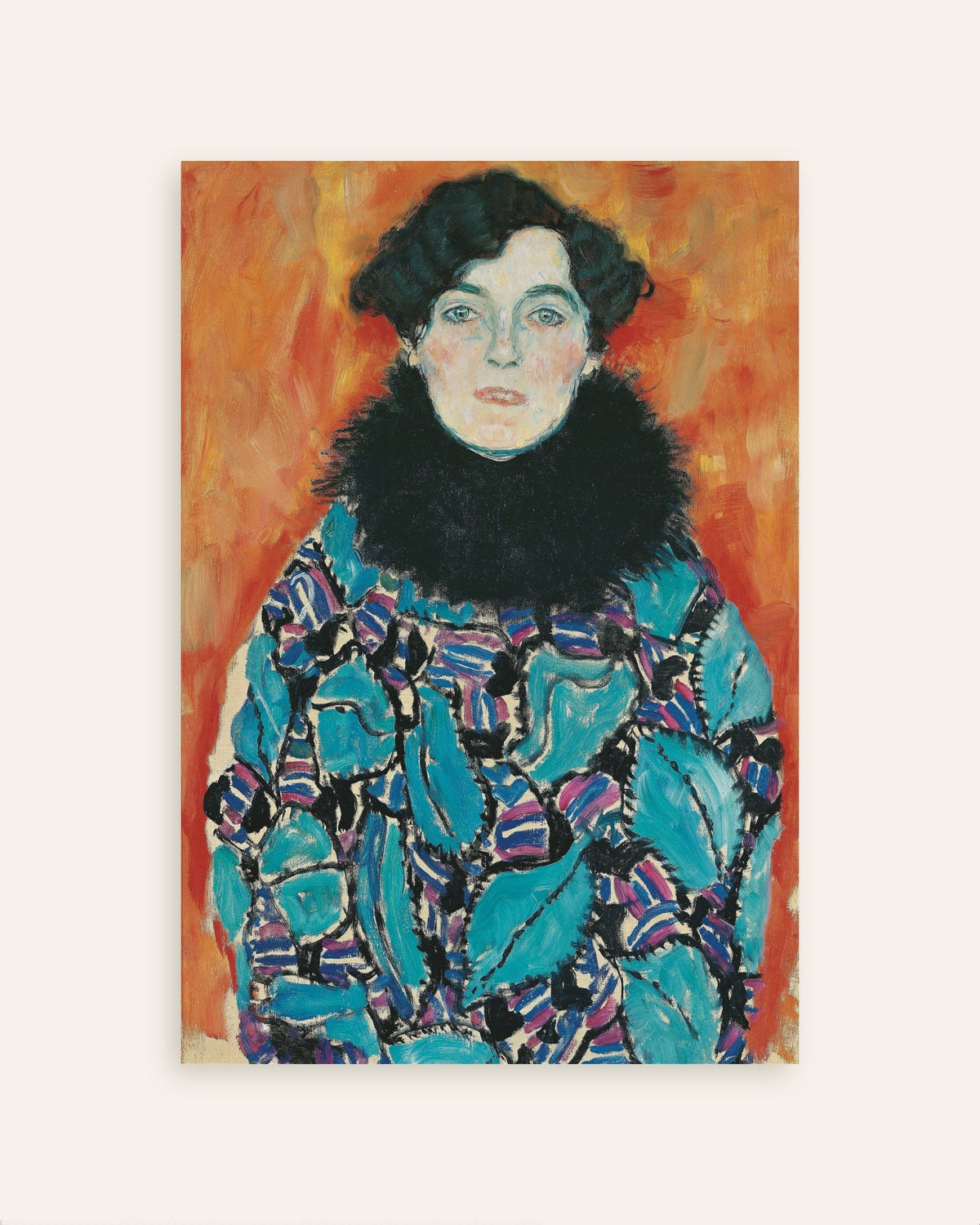 Plakat Portræt af Johanna Staude (1917) af Gustav Klimt, miniature