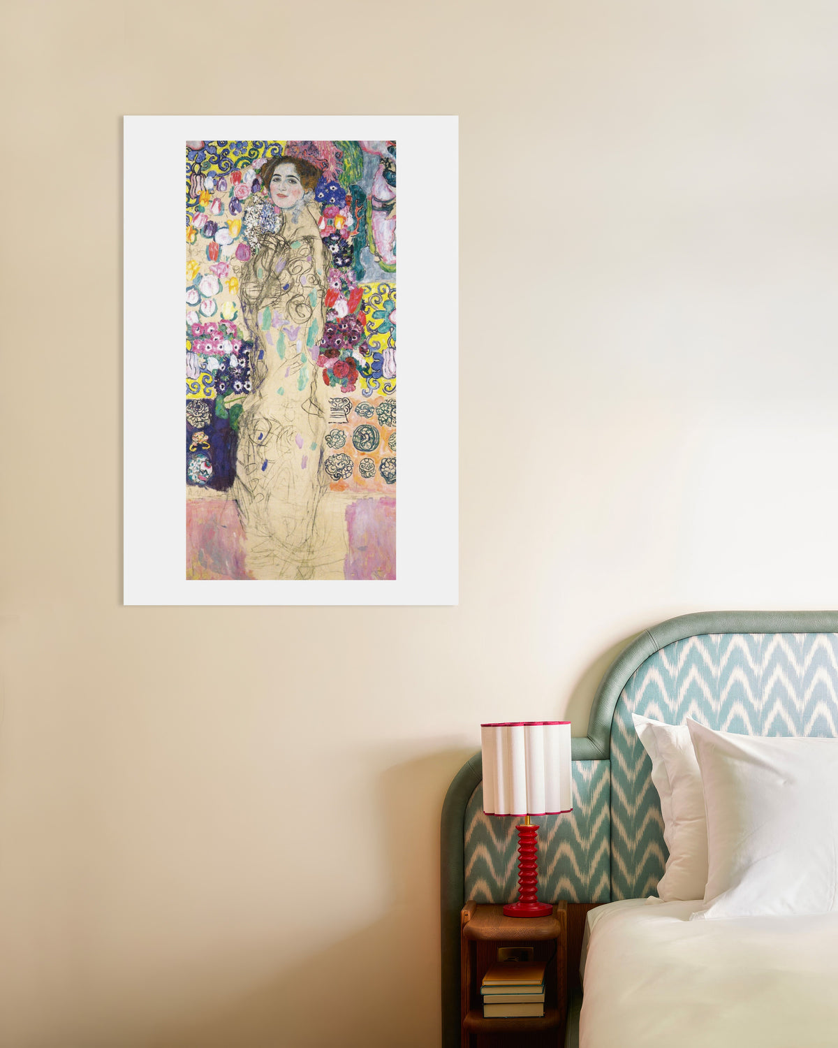Plakat Portræt af Maria Munk (1917–1918) af Gustav Klimt